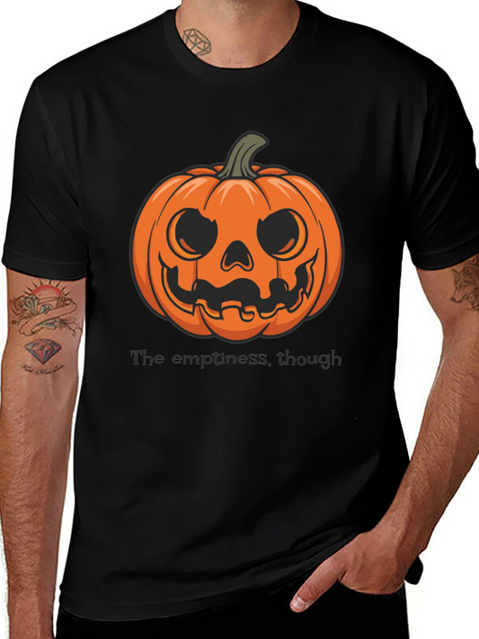 Halloween Pumpkin Graphic Tee - The Emptiness Though