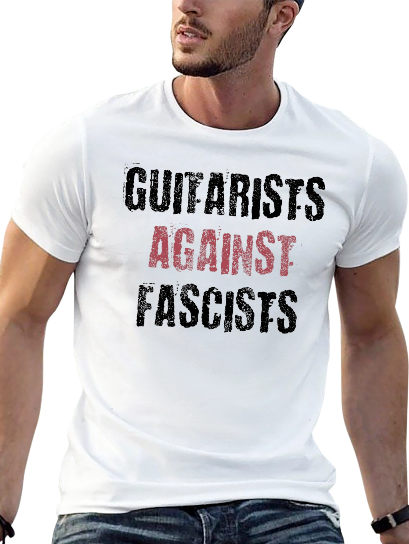 Guitarists Against Fascists Graphic Tee