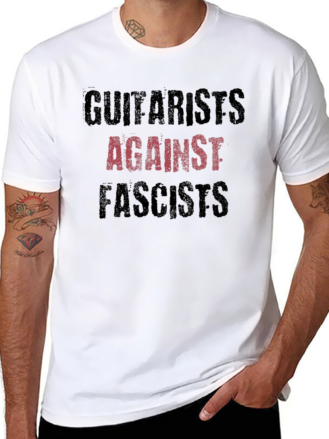 Guitarists Against Fascists Graphic Tee