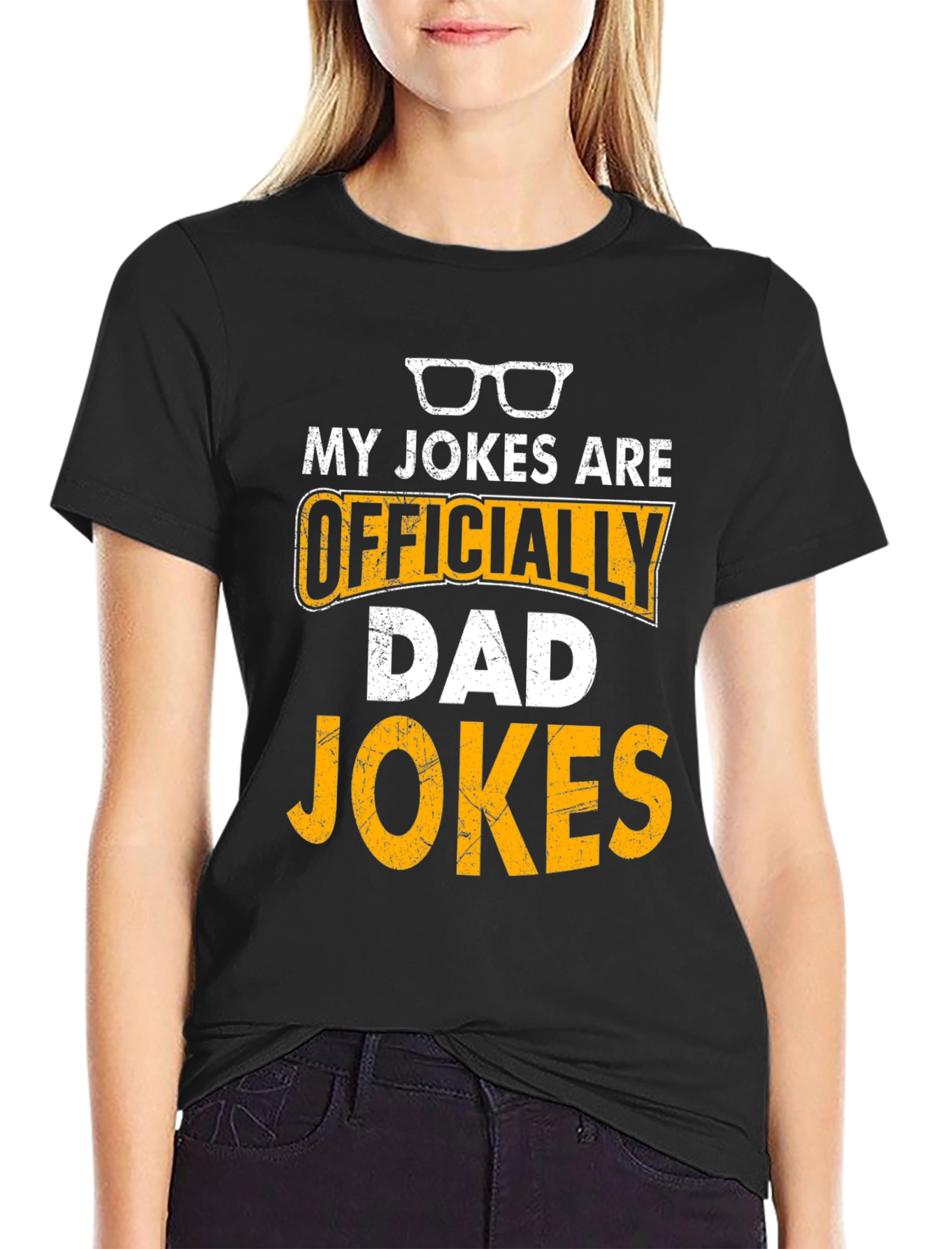 Officially Dad Jokes T-Shirt Funny Fathers Day Gift