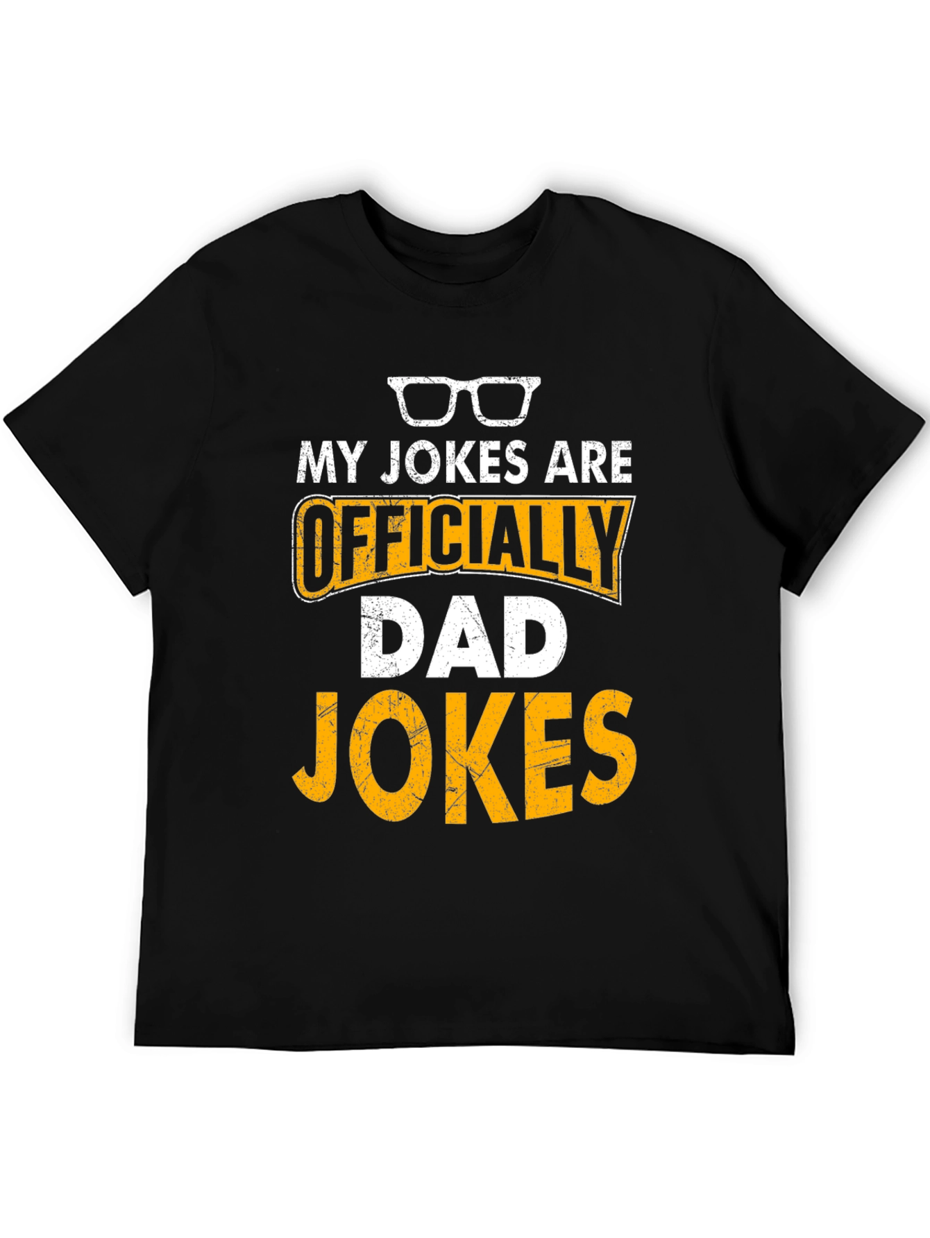 Officially Dad Jokes T-Shirt Funny Fathers Day Gift