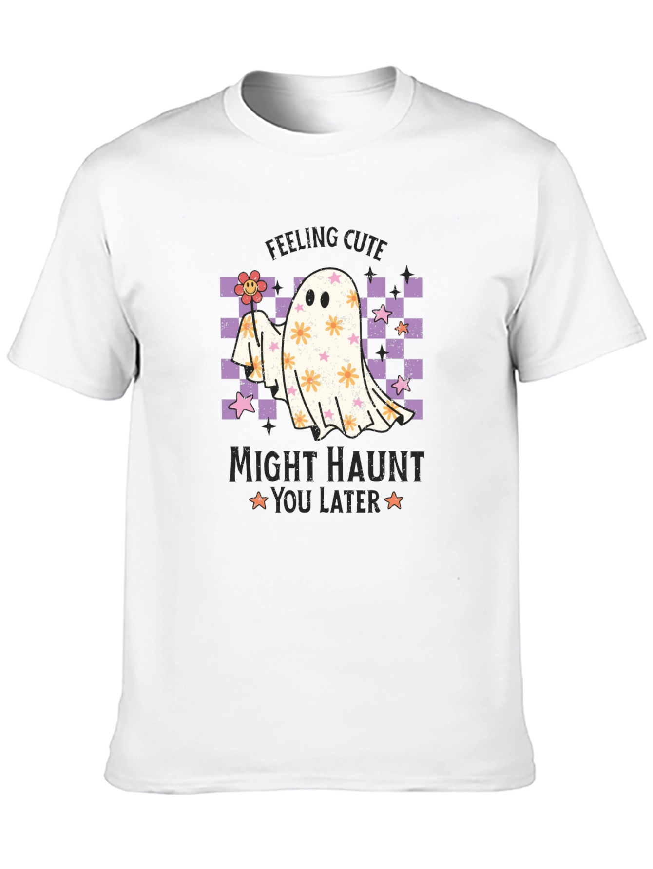 Cute Ghost Halloween Tee - Might Haunt You Later