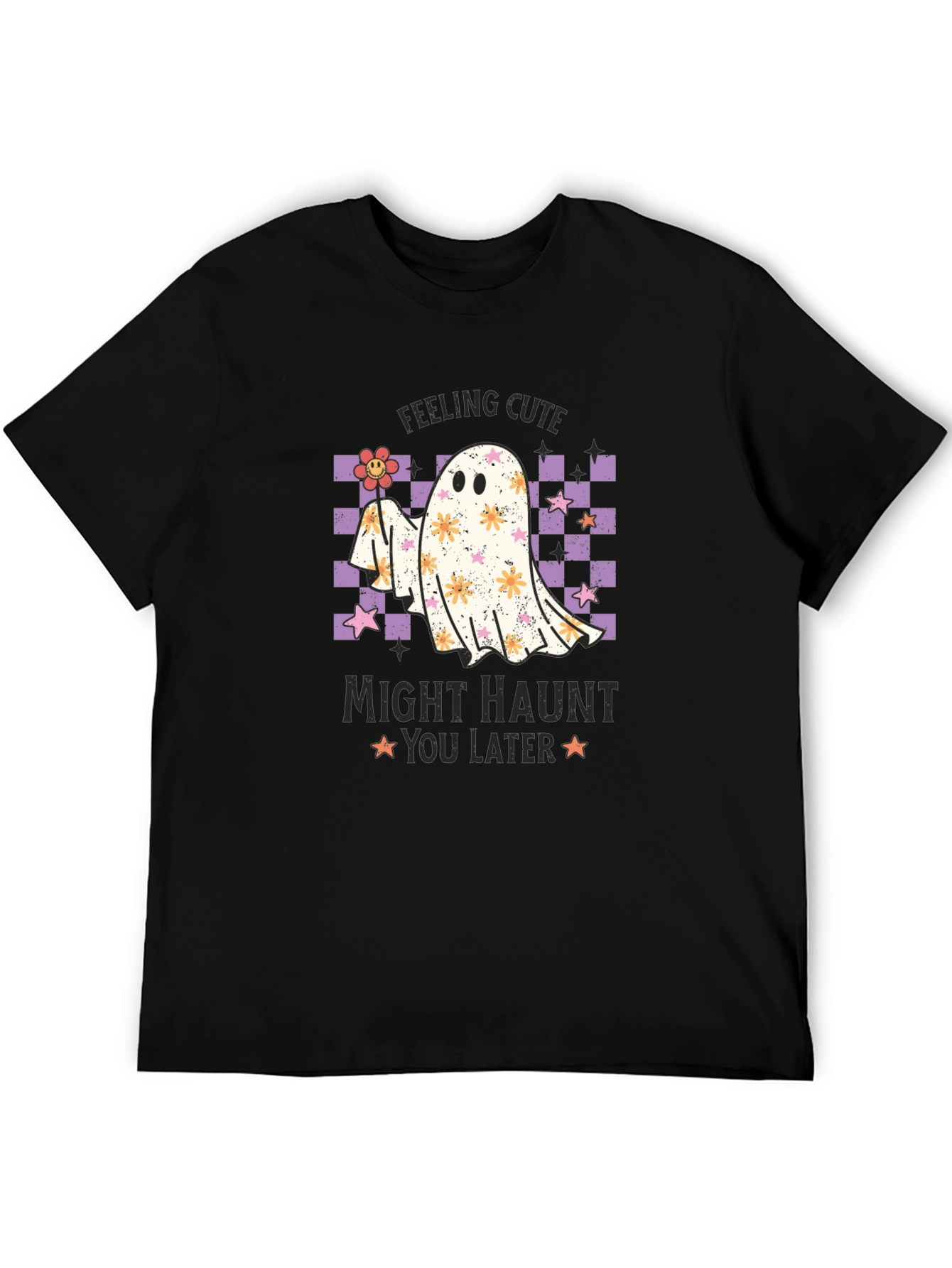 Cute Ghost Halloween Tee - Might Haunt You Later