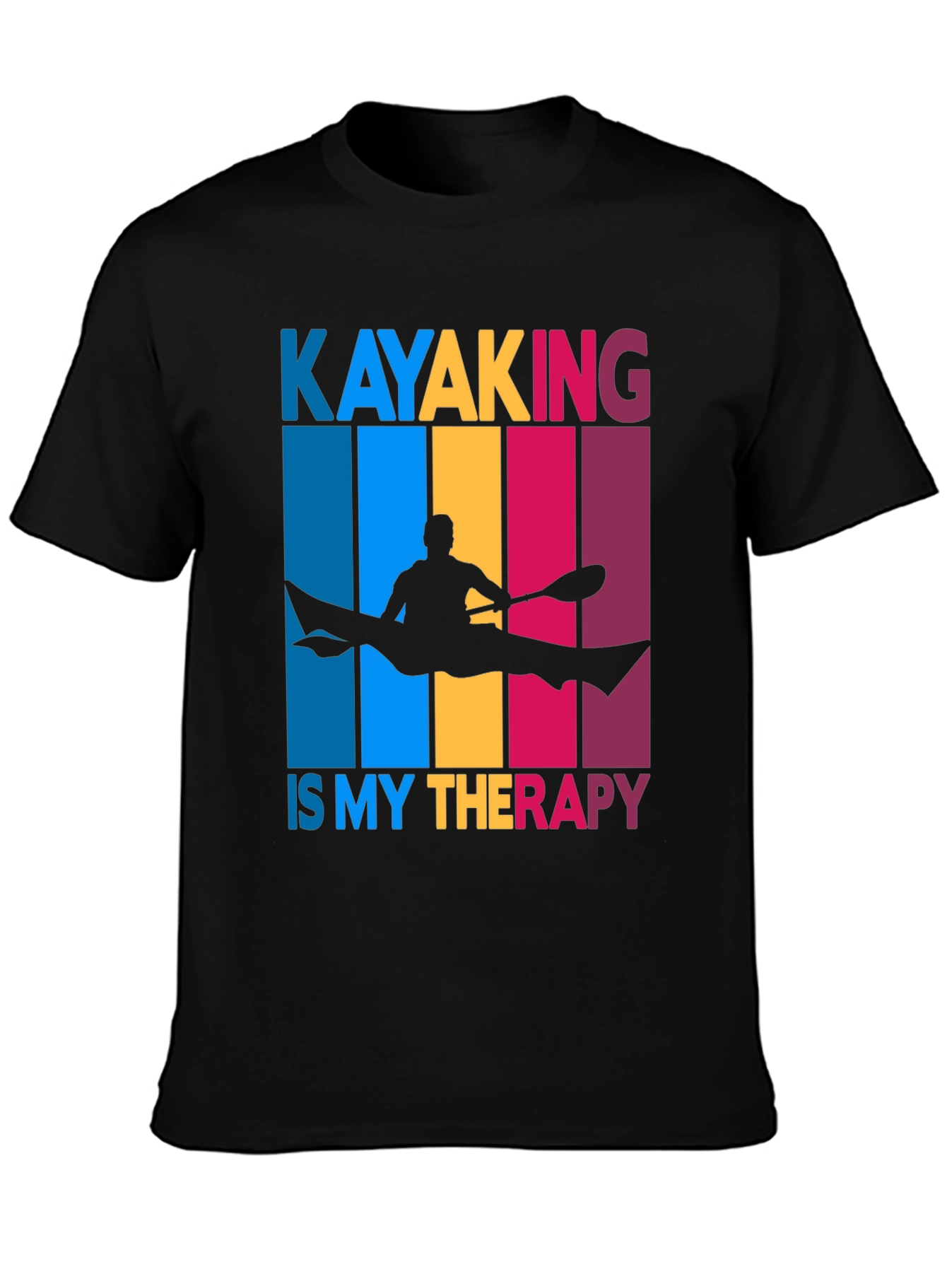 Kayaking Therapy T-Shirt - Paddling Graphic Tee