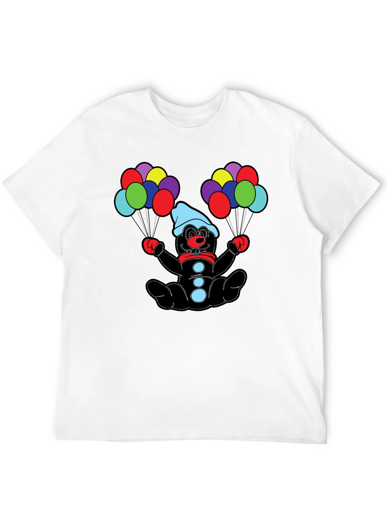 Clown with Balloons Graphic Tee