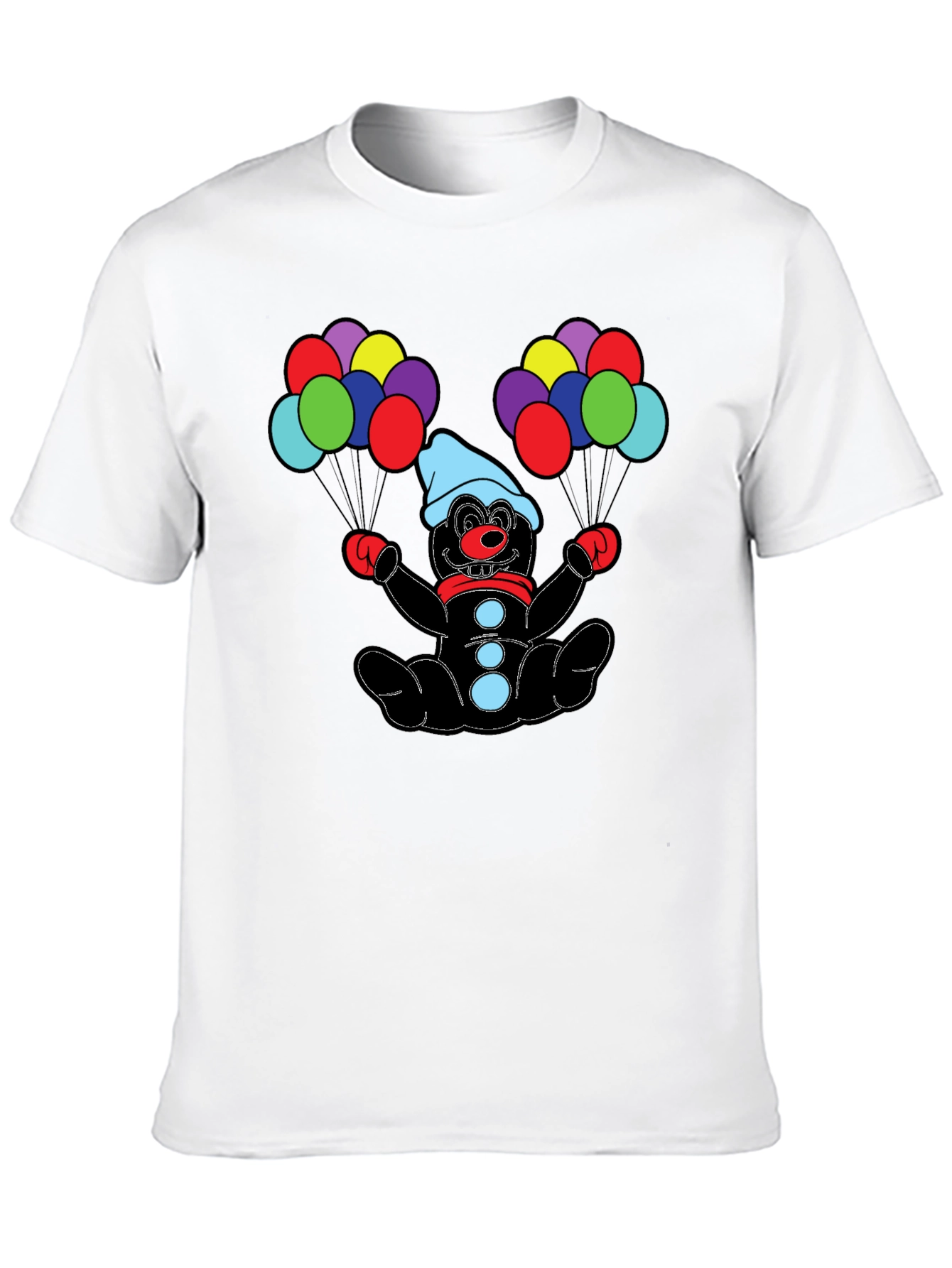 Clown with Balloons Graphic Tee