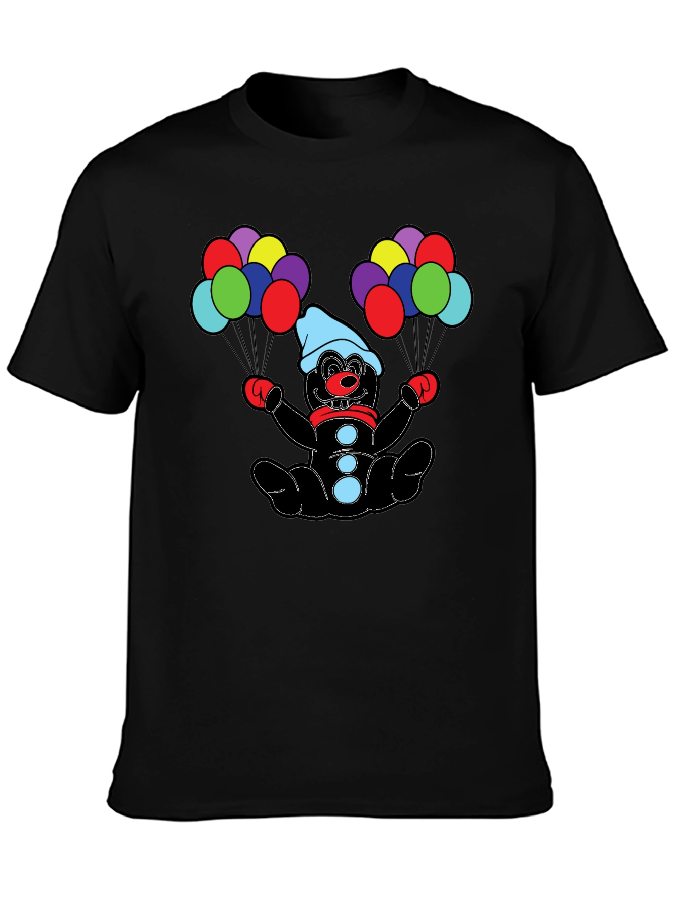 Clown with Balloons Graphic Tee