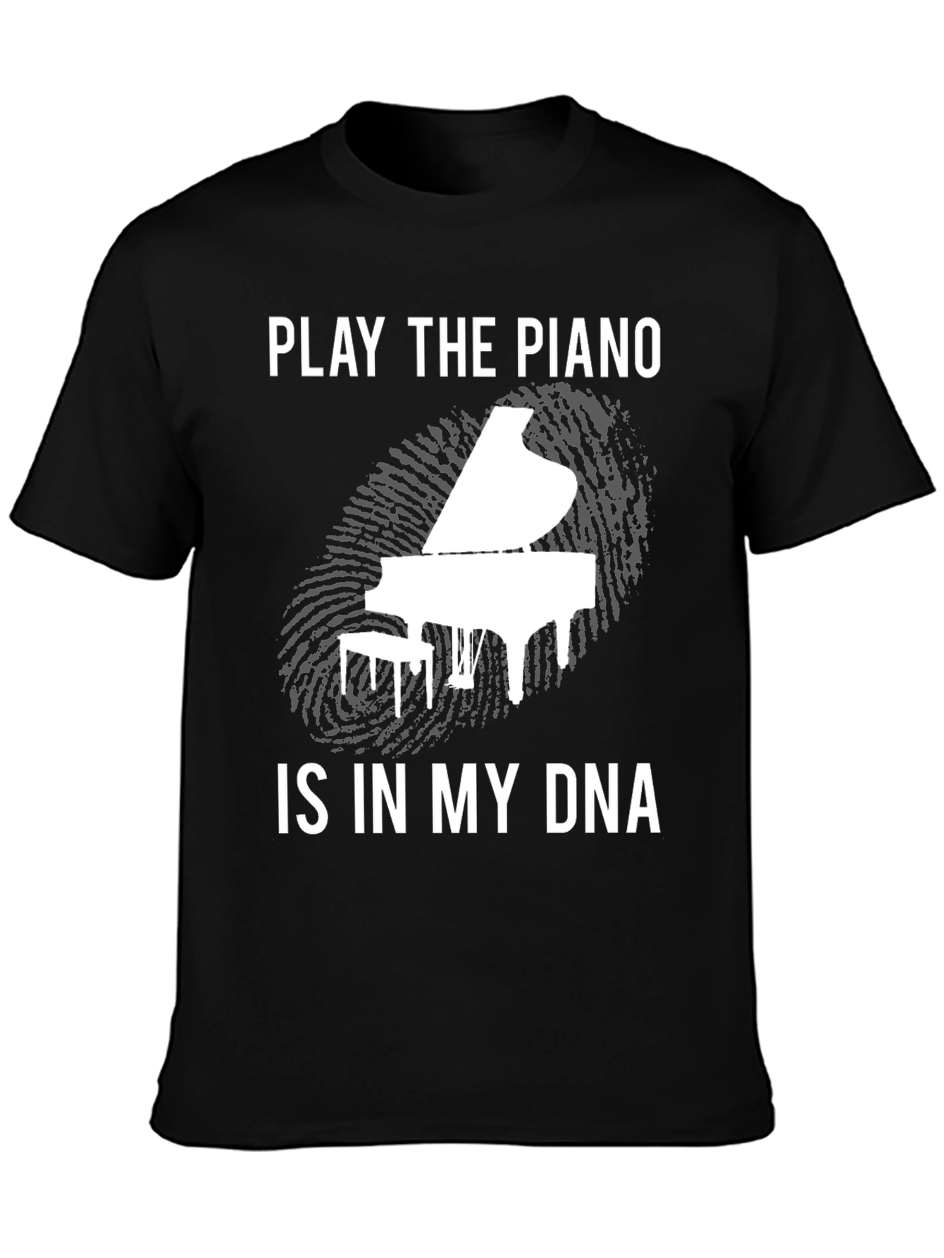 Piano DNA Graphic Tee - Musicians T-Shirt