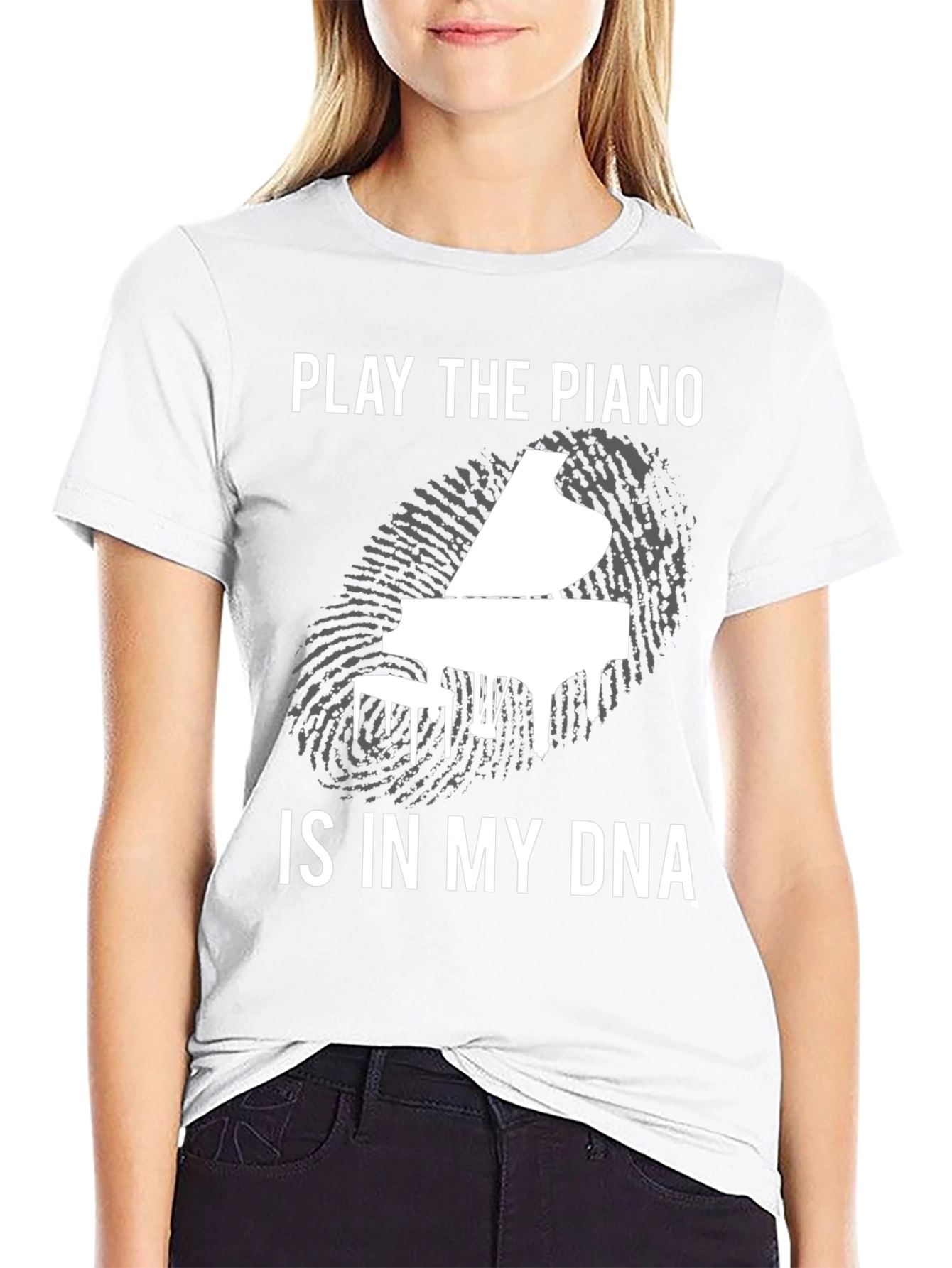 Piano DNA Graphic Tee - Musicians T-Shirt