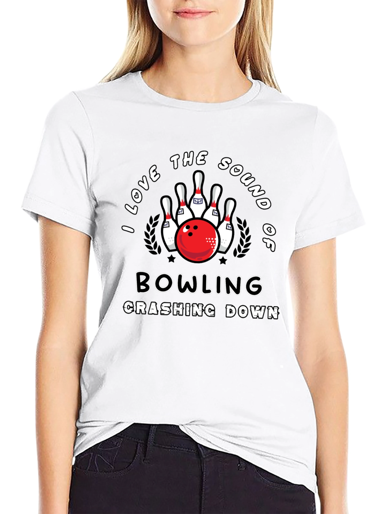 Bowling Lover Graphic T-Shirt - Strike Design Tee