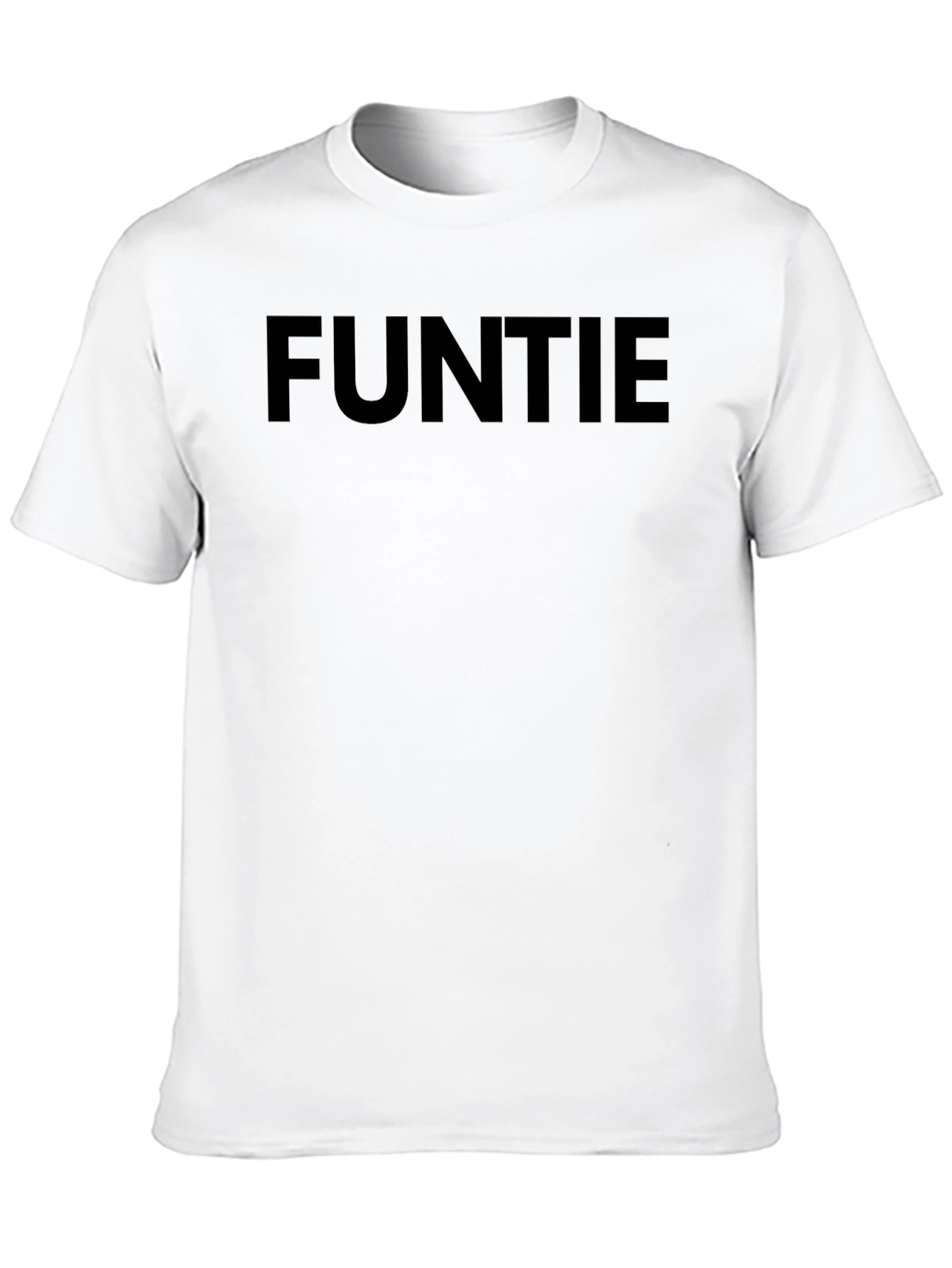 Funtie Graphic Tee - Black Casual T-Shirt