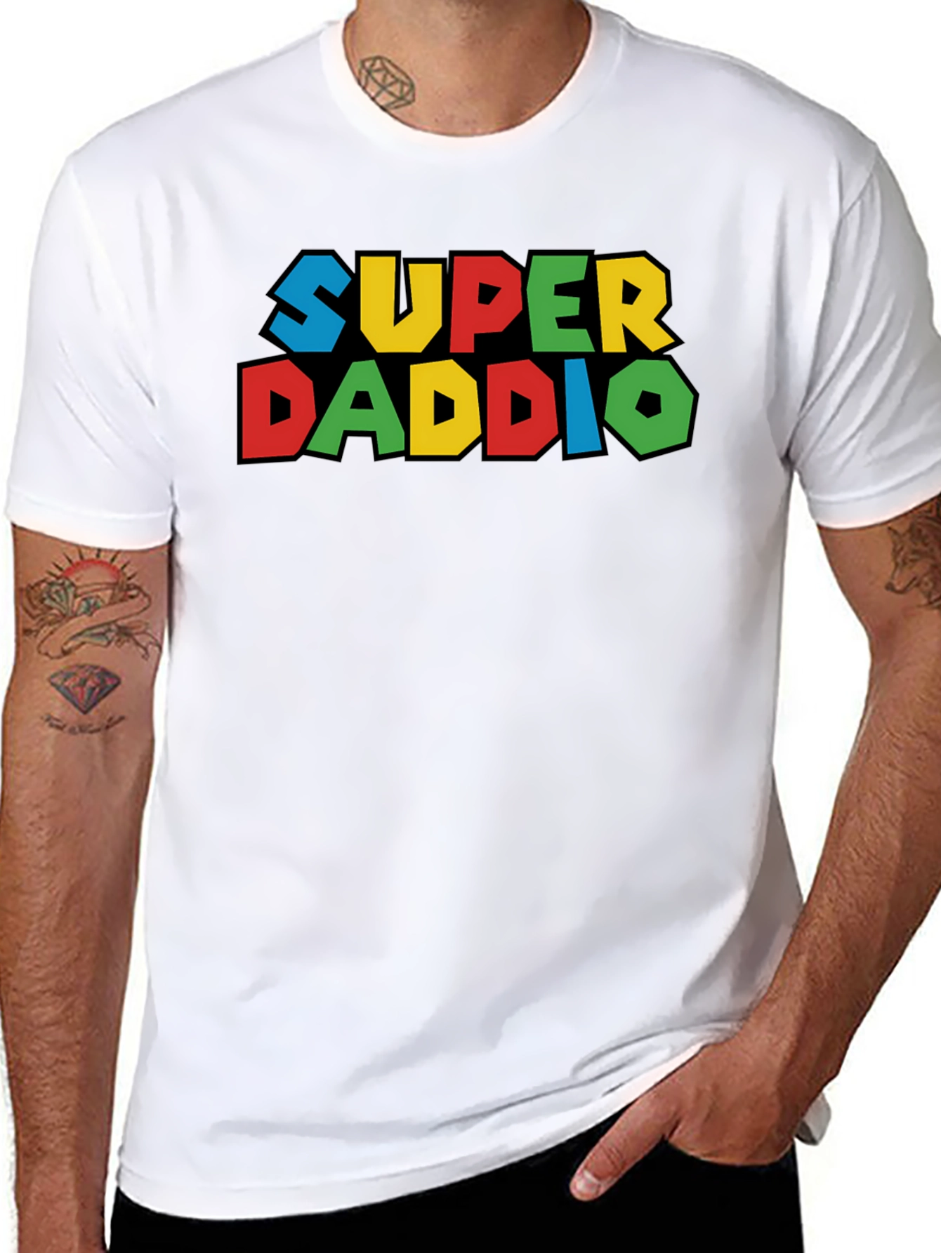 Super Daddio T-Shirt - Gamer Dad Tee