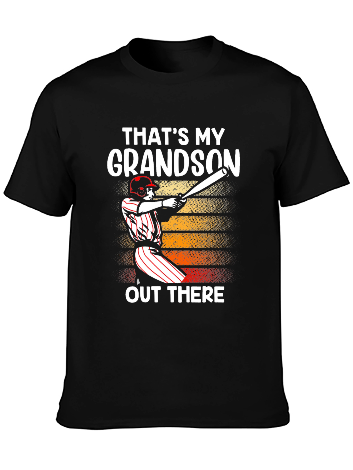 Thats My Grandson T-Shirt Baseball Graphic