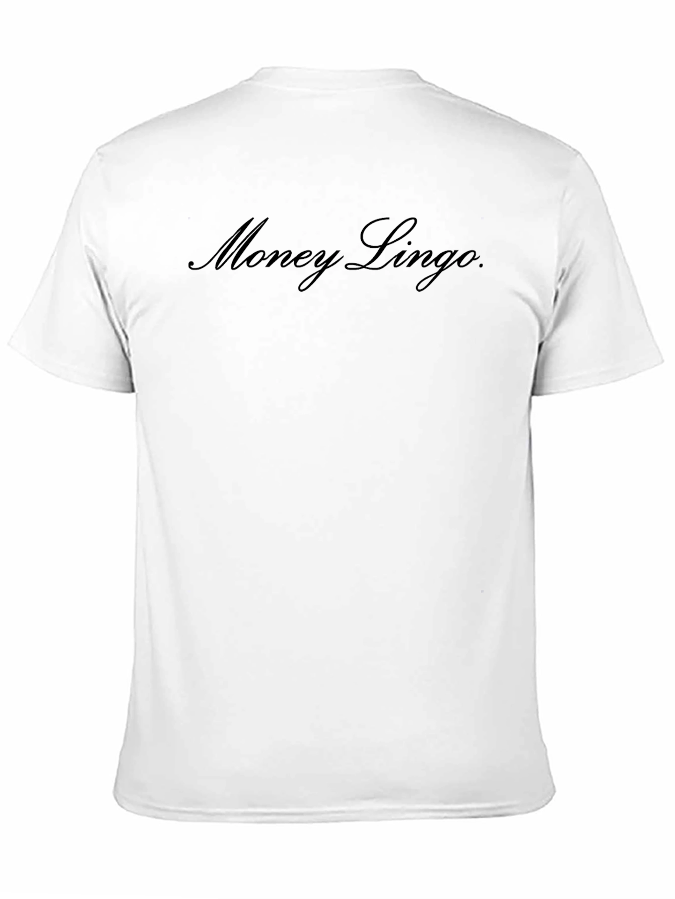 Money Lingo Black T-Shirt - Stylish Crew Neck Tee