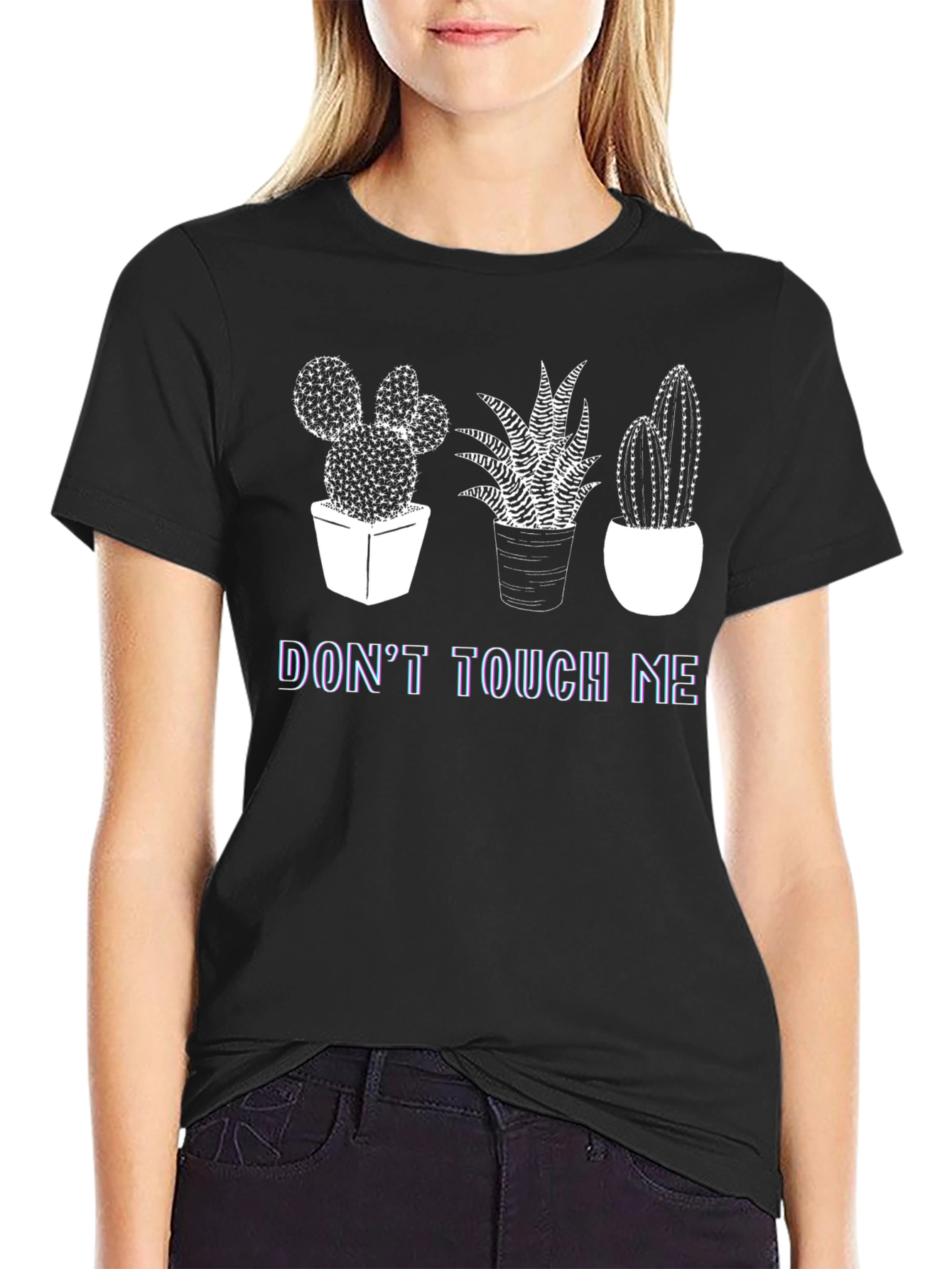 Dont Touch Me Cactus Graphic Tee