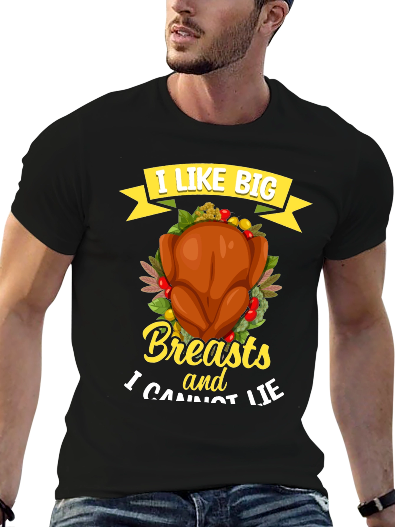 I Like Big Breasts Funny Turkey T-Shirt