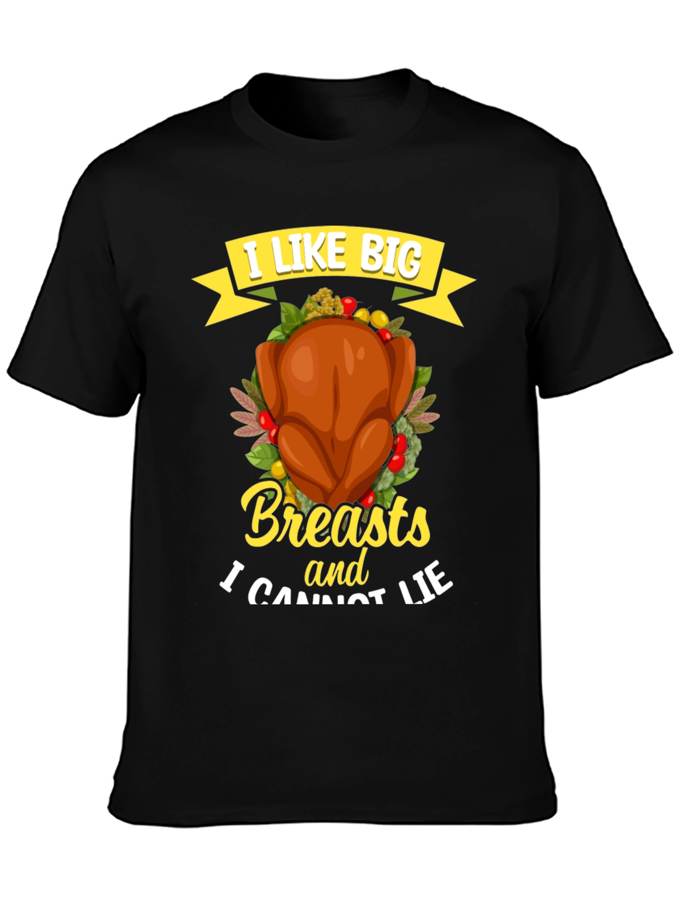 I Like Big Breasts Funny Turkey T-Shirt