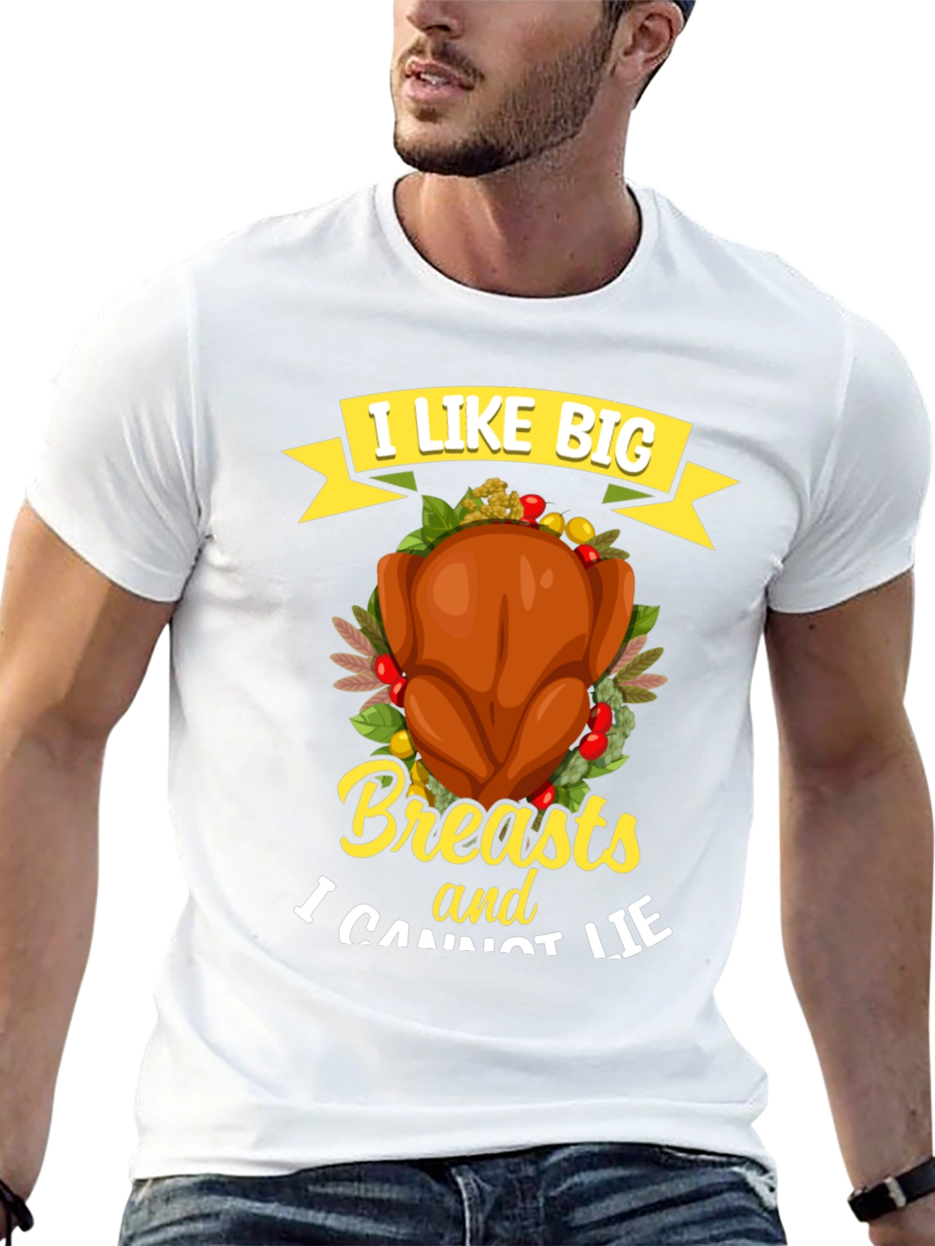 I Like Big Breasts Funny Turkey T-Shirt