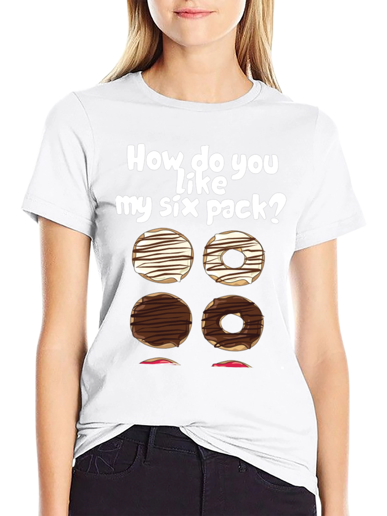 Funny Six Pack Donut T-Shirt