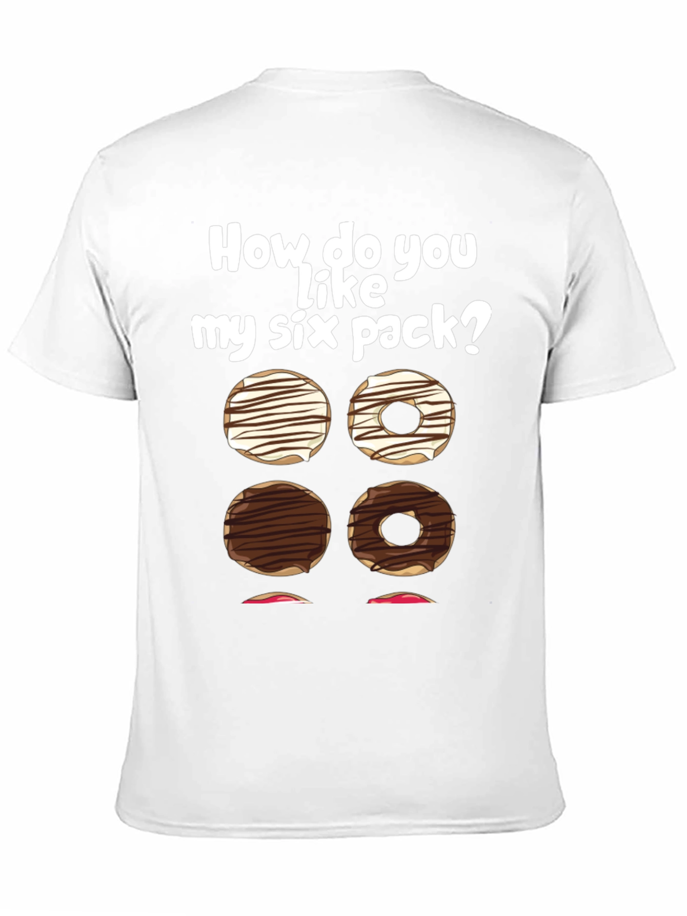Funny Six Pack Donut T-Shirt