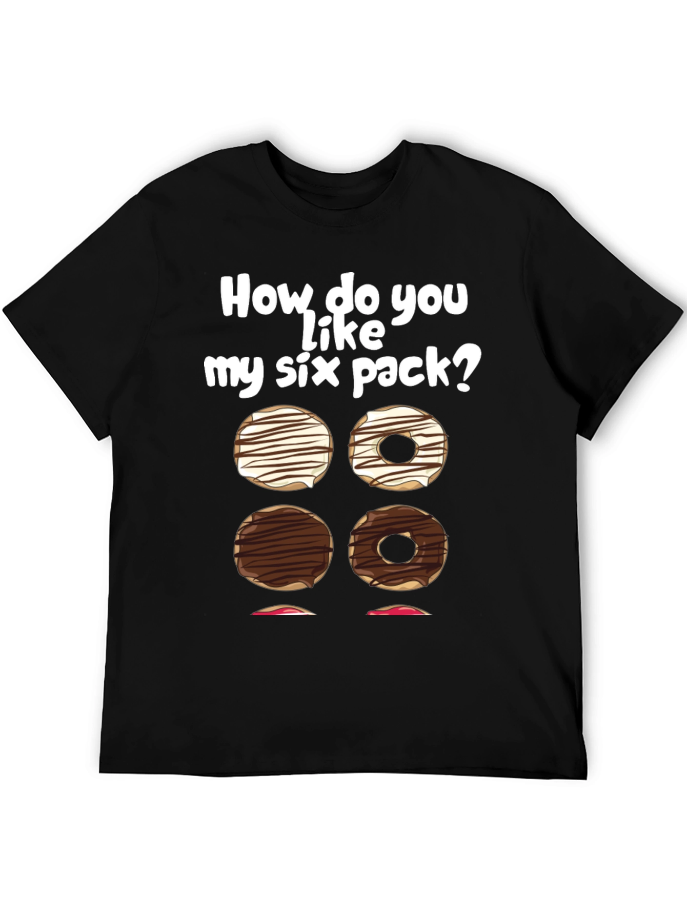 Funny Six Pack Donut T-Shirt
