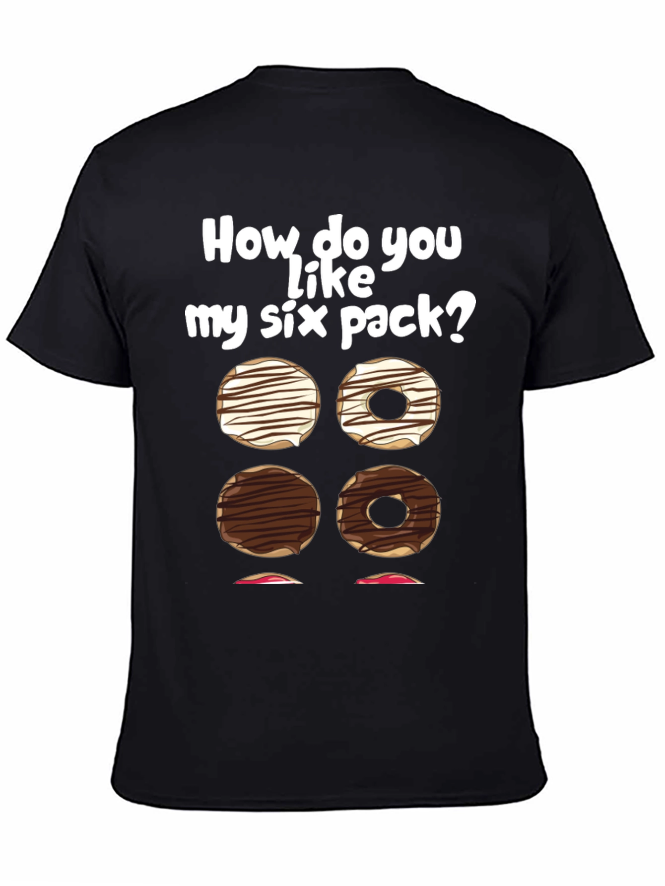 Funny Six Pack Donut T-Shirt
