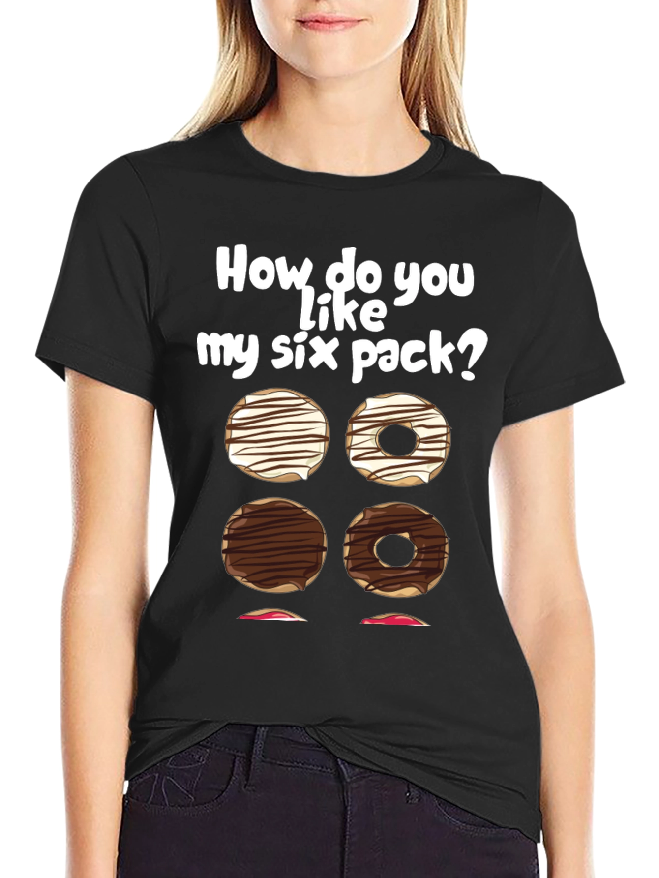 Funny Six Pack Donut T-Shirt