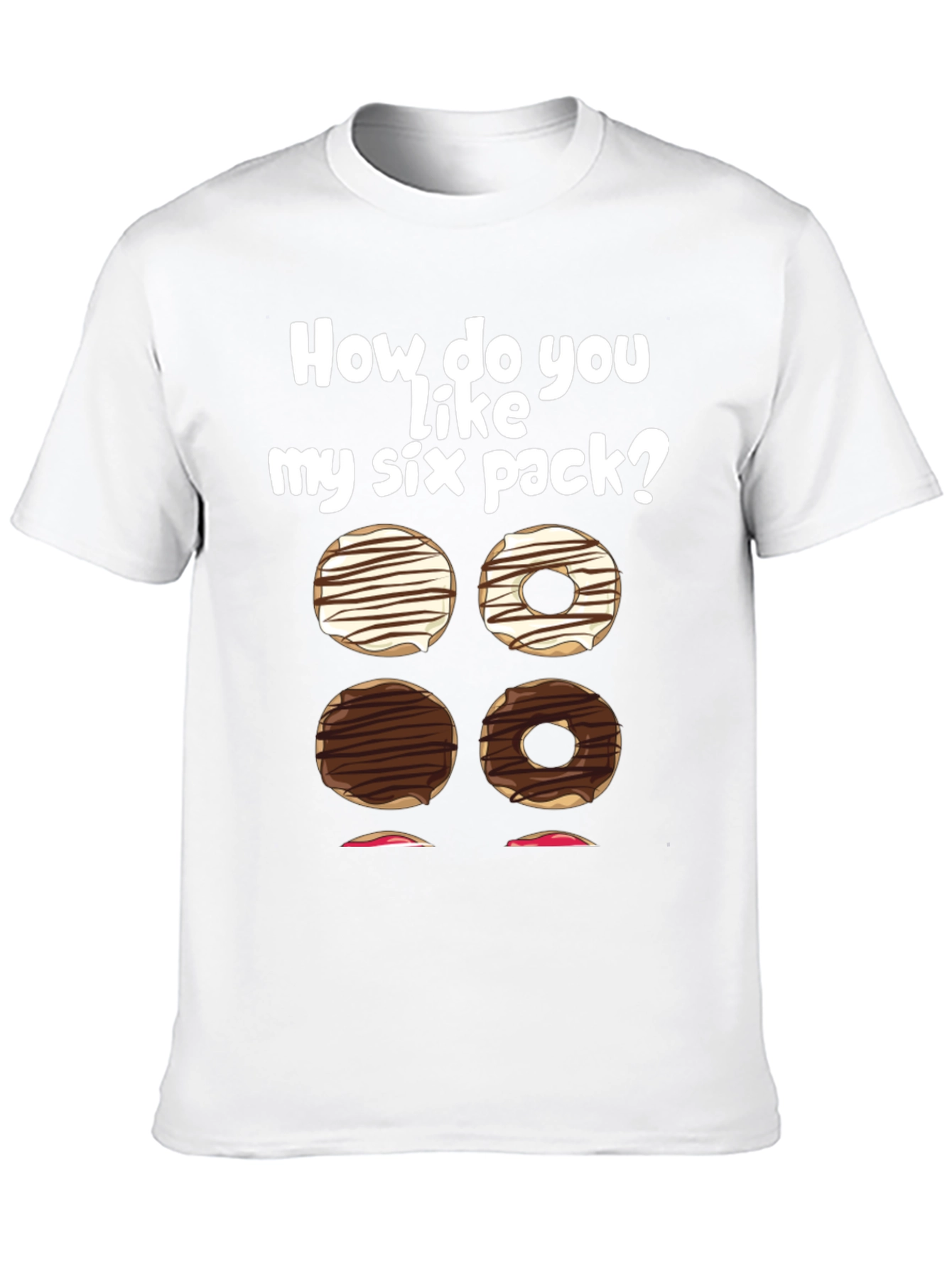 Funny Six Pack Donut T-Shirt