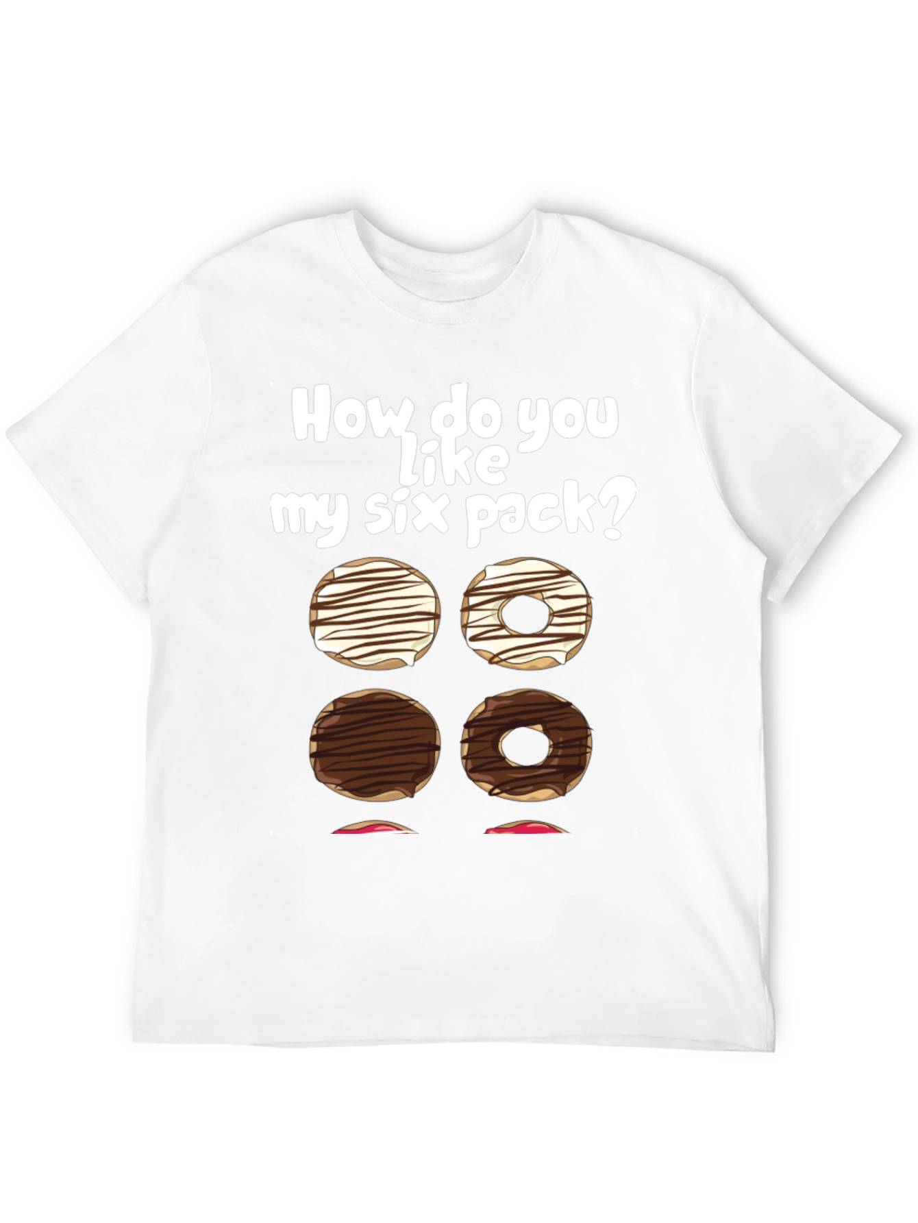Funny Six Pack Donut T-Shirt