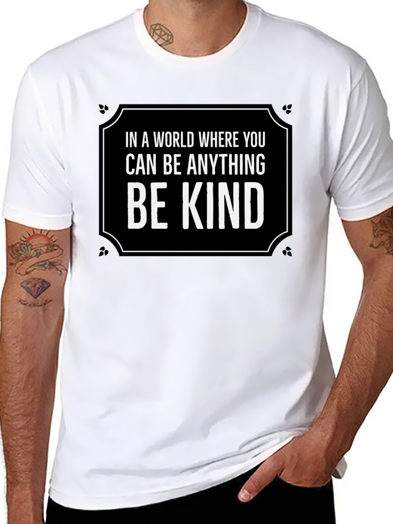 Be Kind Graphic T-Shirt - Inspirational Message Tee