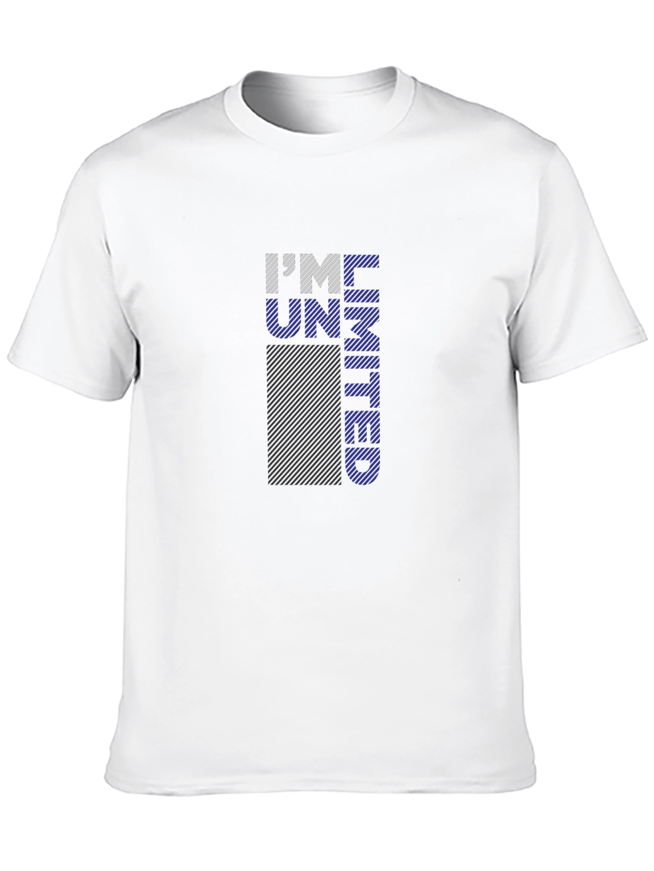 Im Unlimited Graphic Print Black T-Shirt