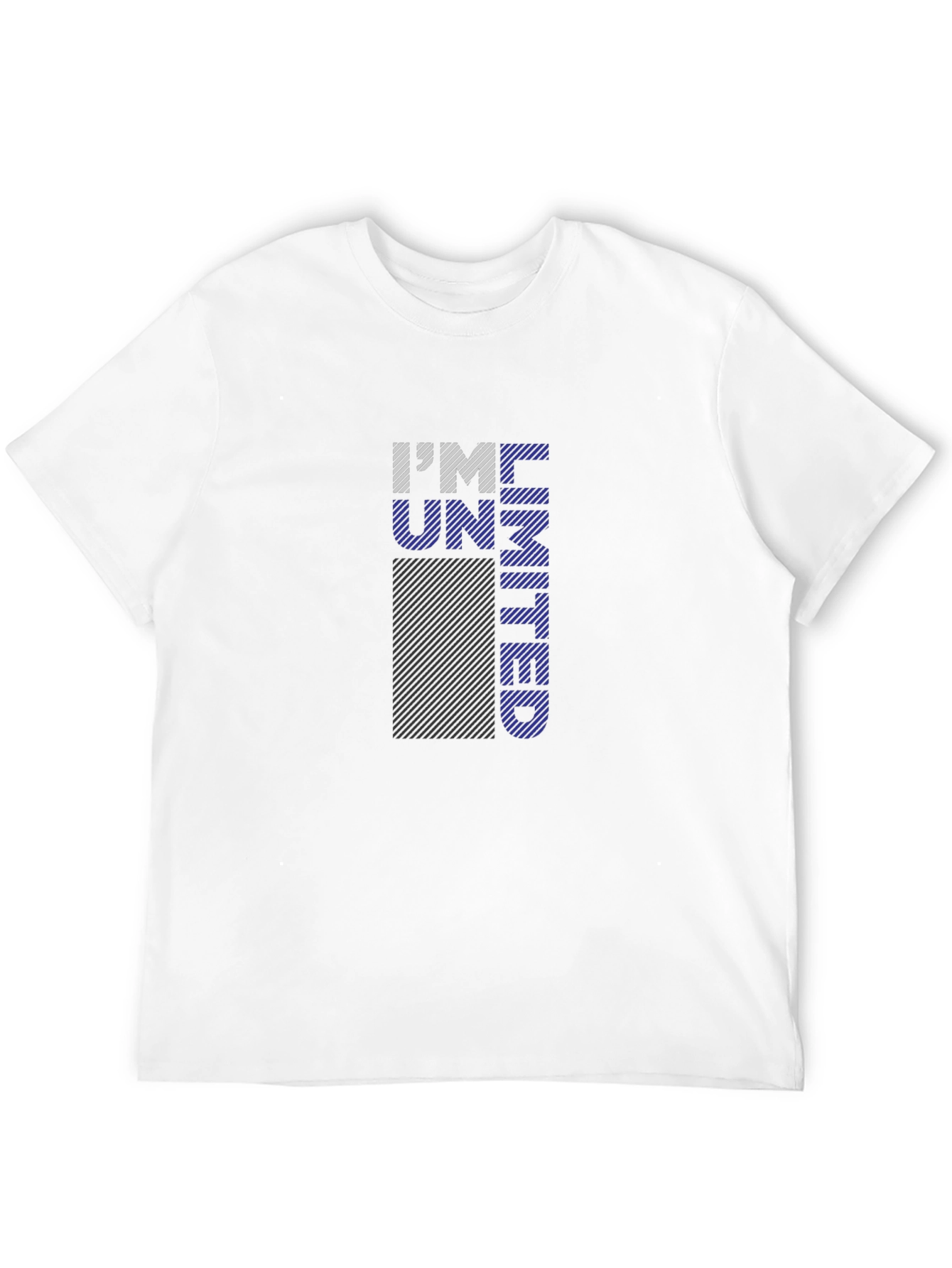 Im Unlimited Graphic Print Black T-Shirt
