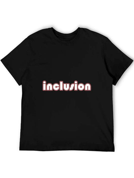 Inclusion T-Shirt Black Crew Neck