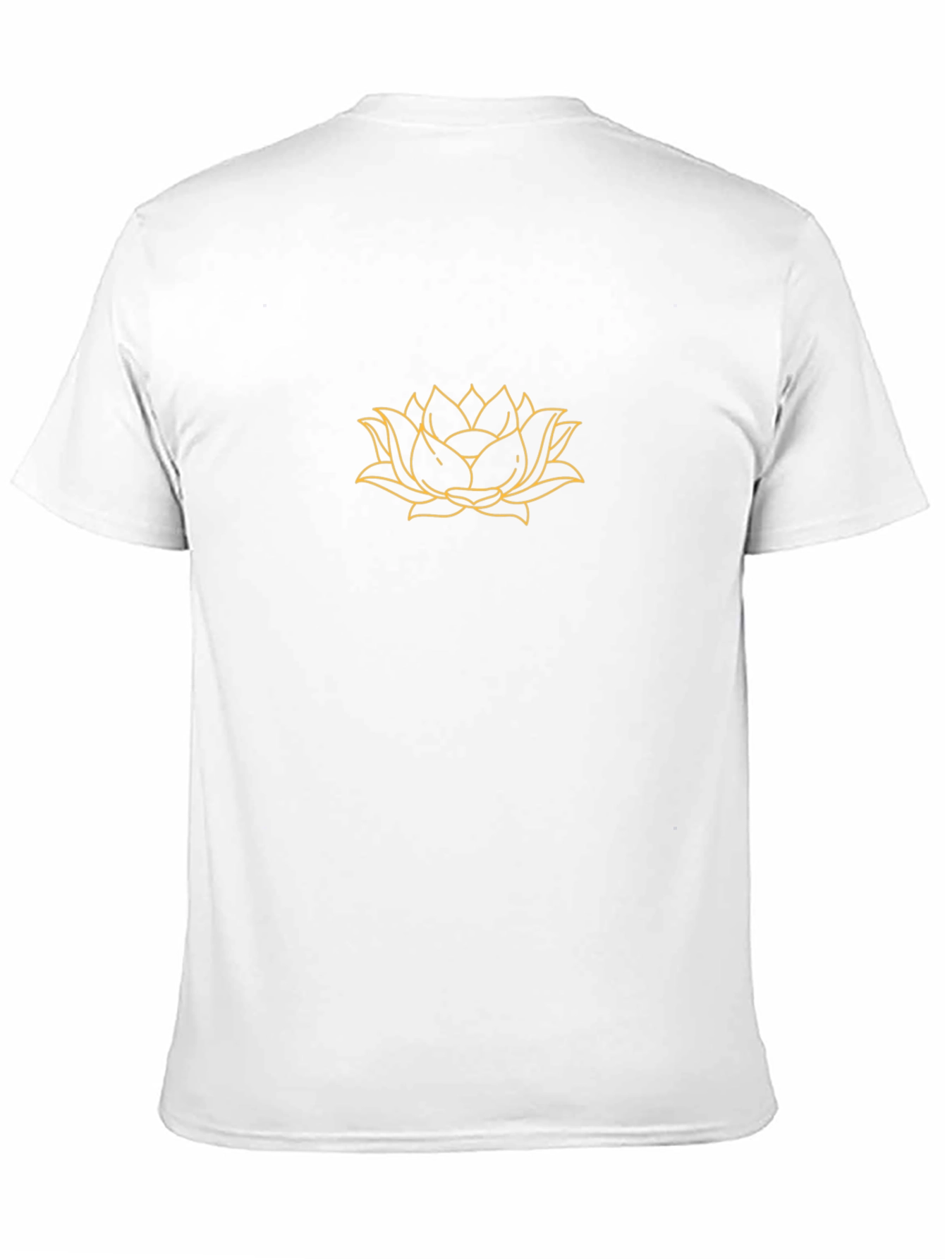 Lotus Flower Graphic T-Shirt - Stylish Black Tee