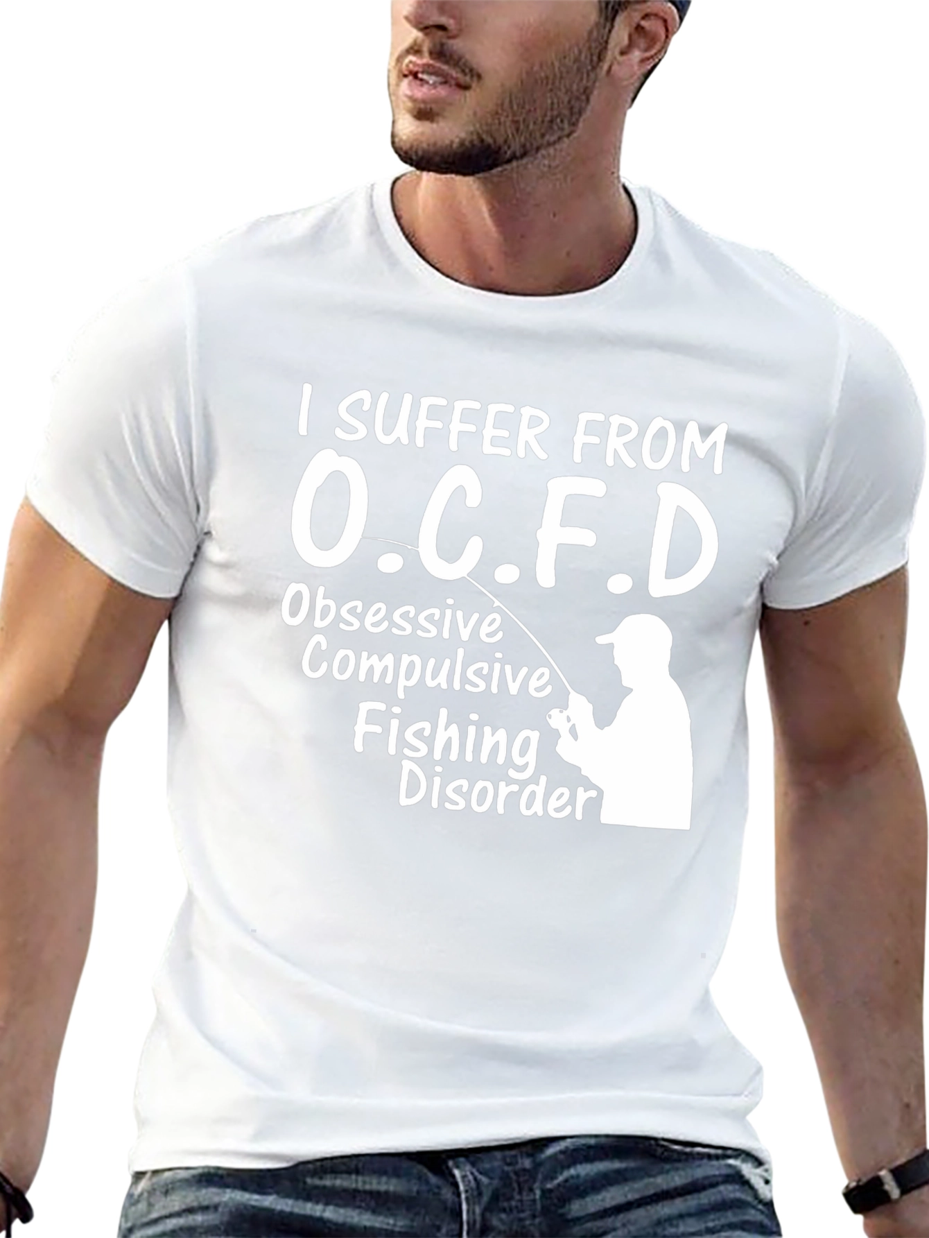 OCFD Fishing Disorder Black Graphic Tee