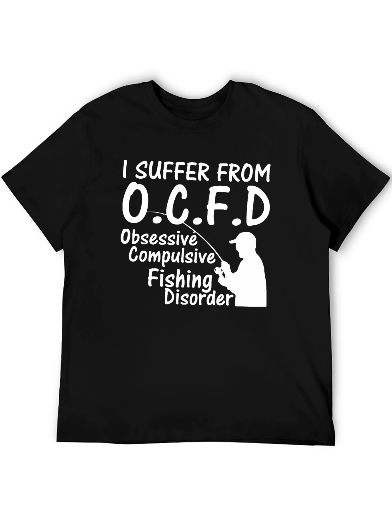 OCFD Fishing Disorder Black Graphic Tee