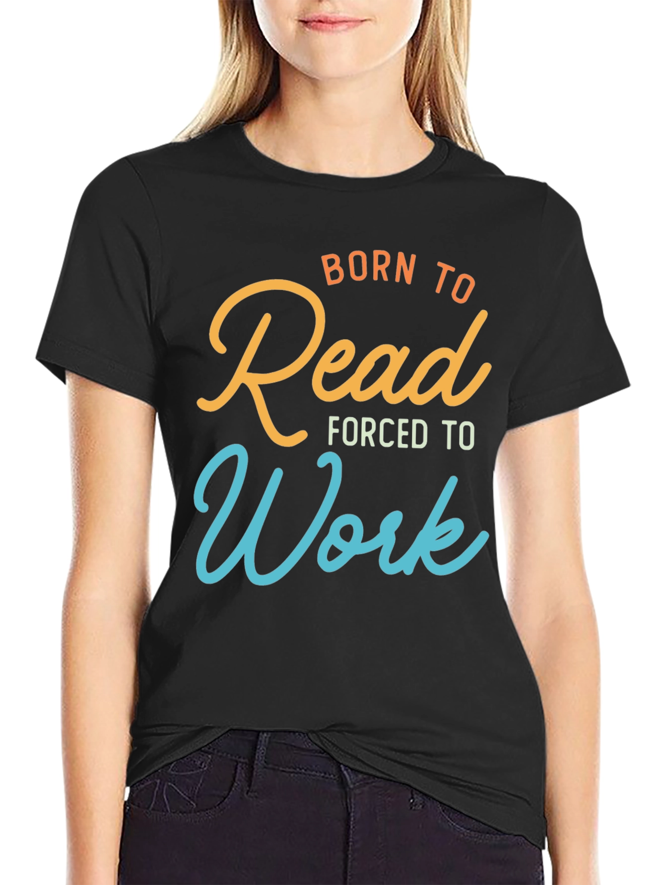 Born to Read T-Shirt Funny Book Lover Tee