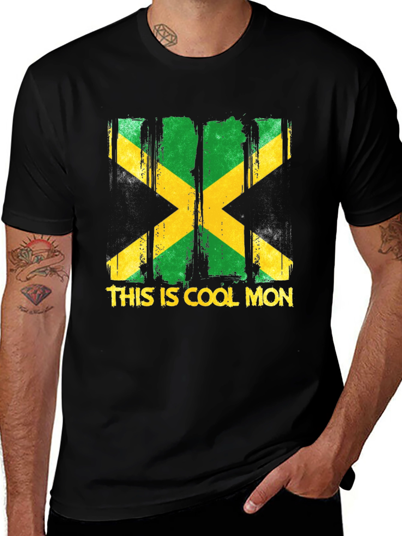 Jamaica Flag T-Shirt - This is Cool Mon!