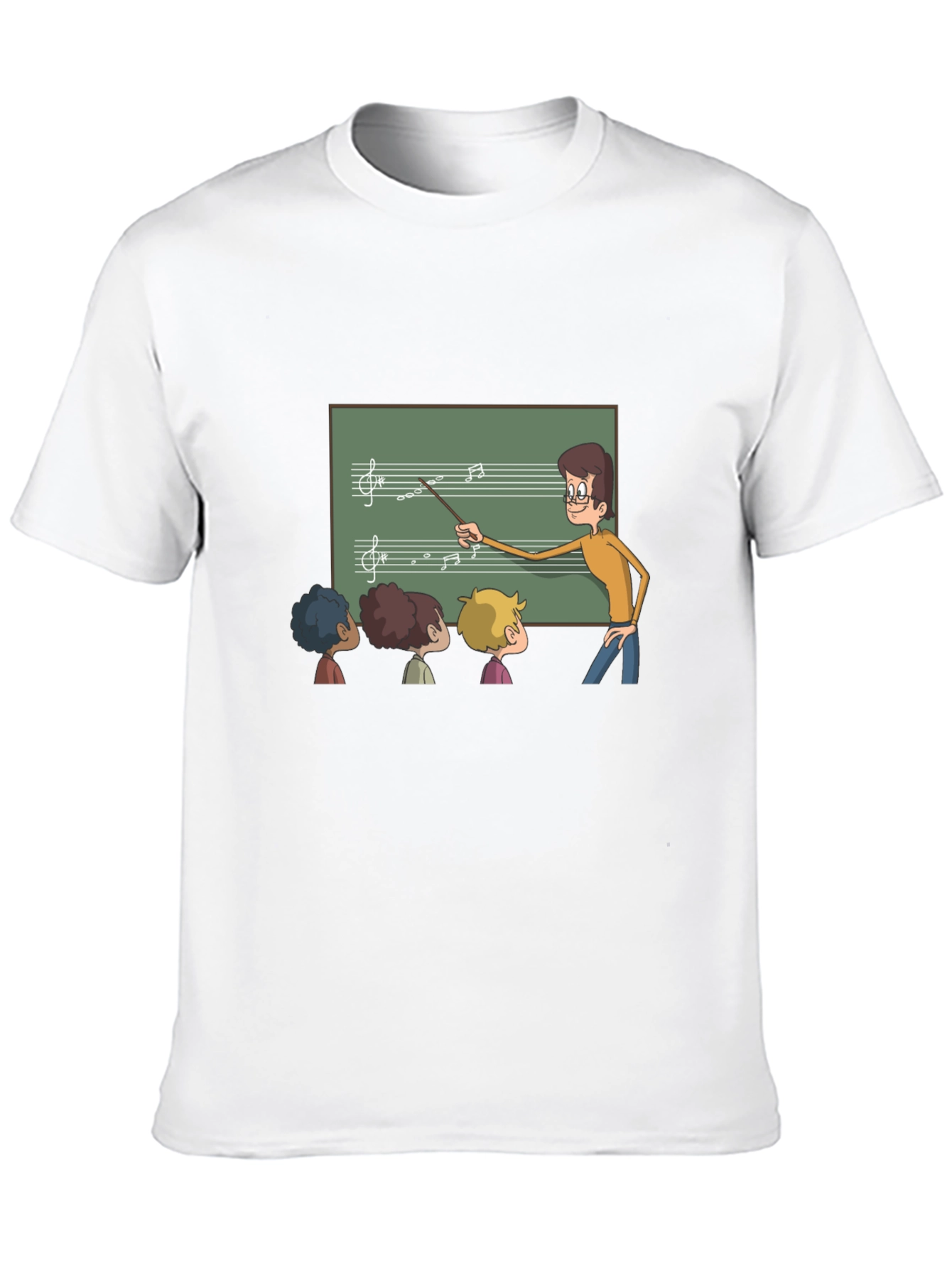 Music Teacher Black T-Shirt