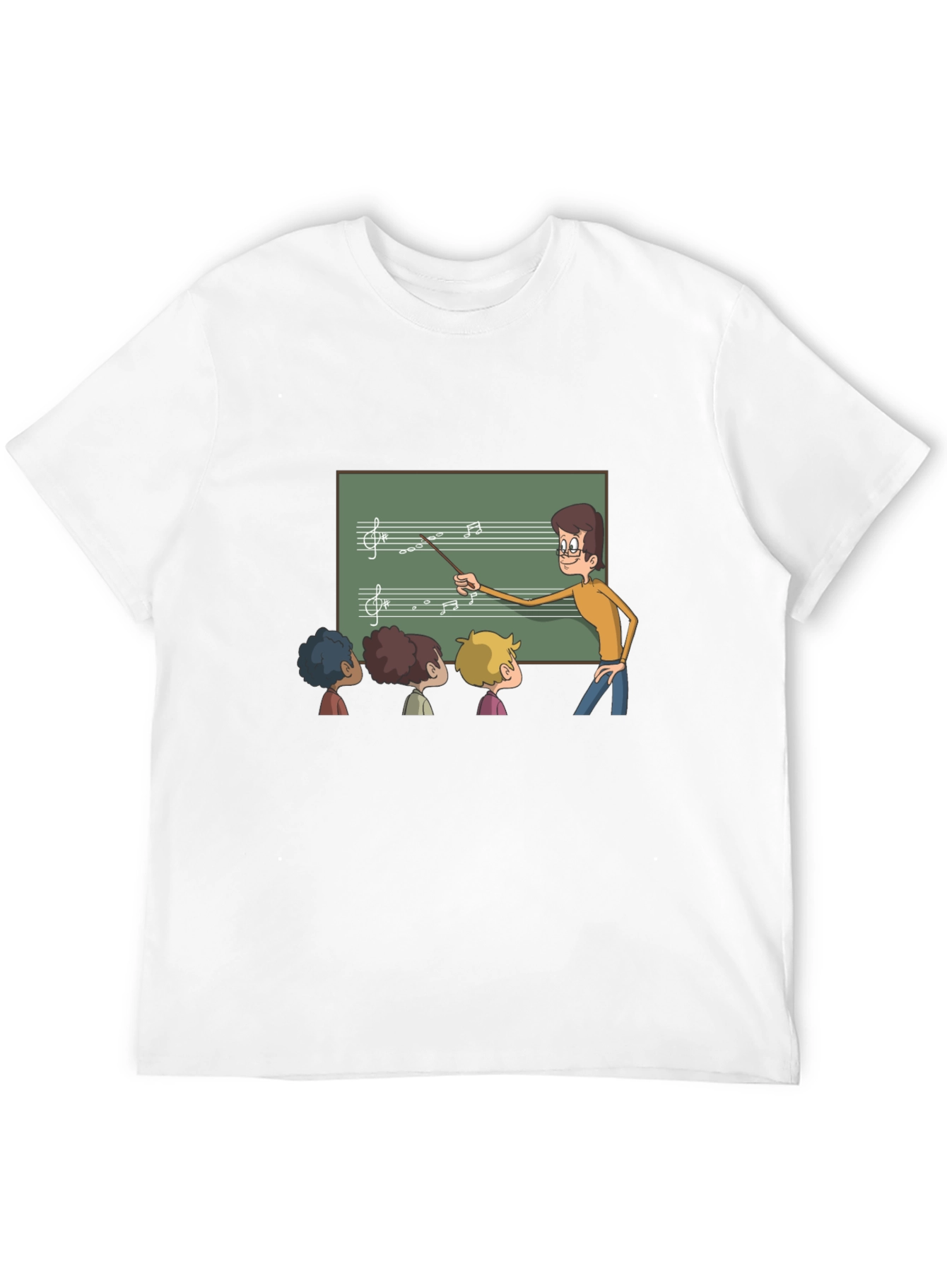 Music Teacher Black T-Shirt