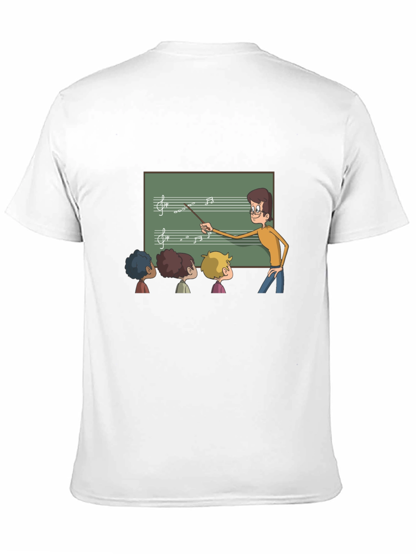 Music Teacher Black T-Shirt