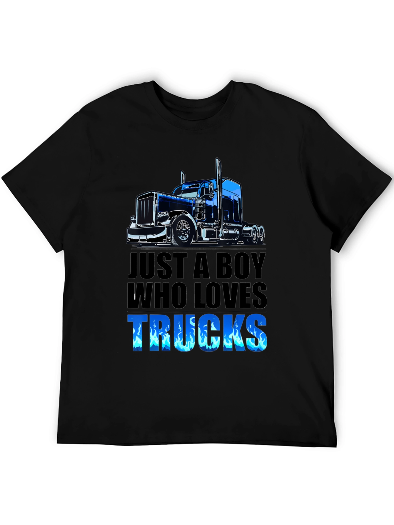 Boy Who Loves Trucks T-Shirt