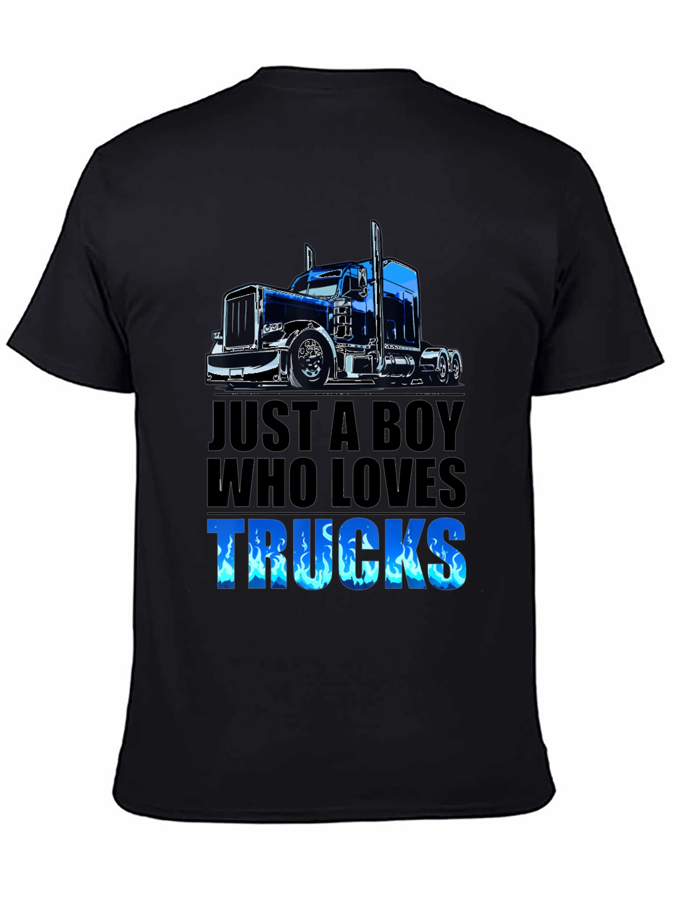 Boy Who Loves Trucks T-Shirt