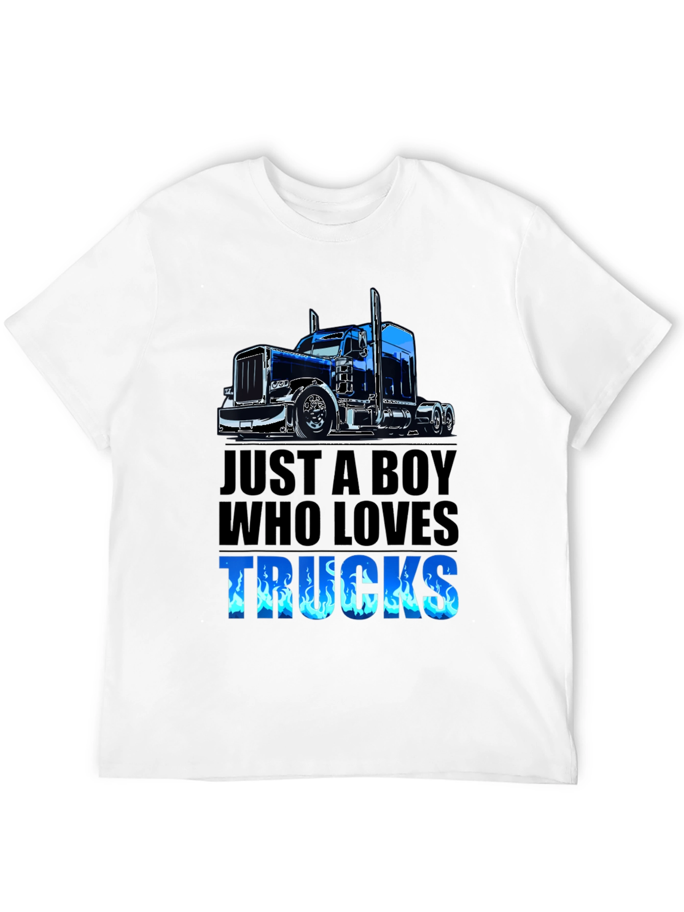 Boy Who Loves Trucks T-Shirt