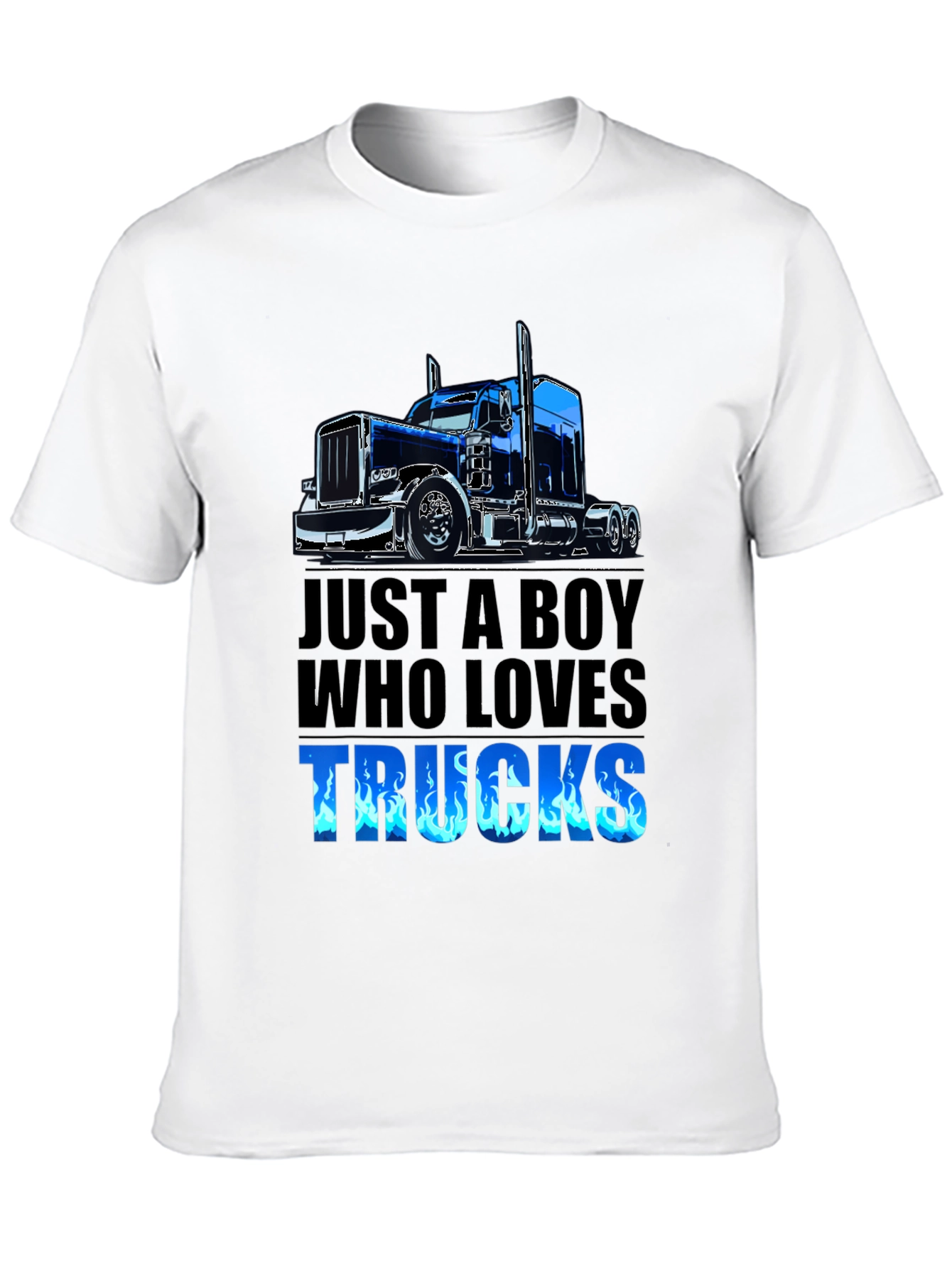 Boy Who Loves Trucks T-Shirt