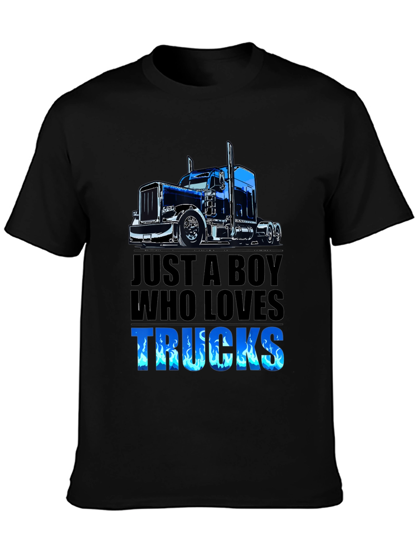 Boy Who Loves Trucks T-Shirt