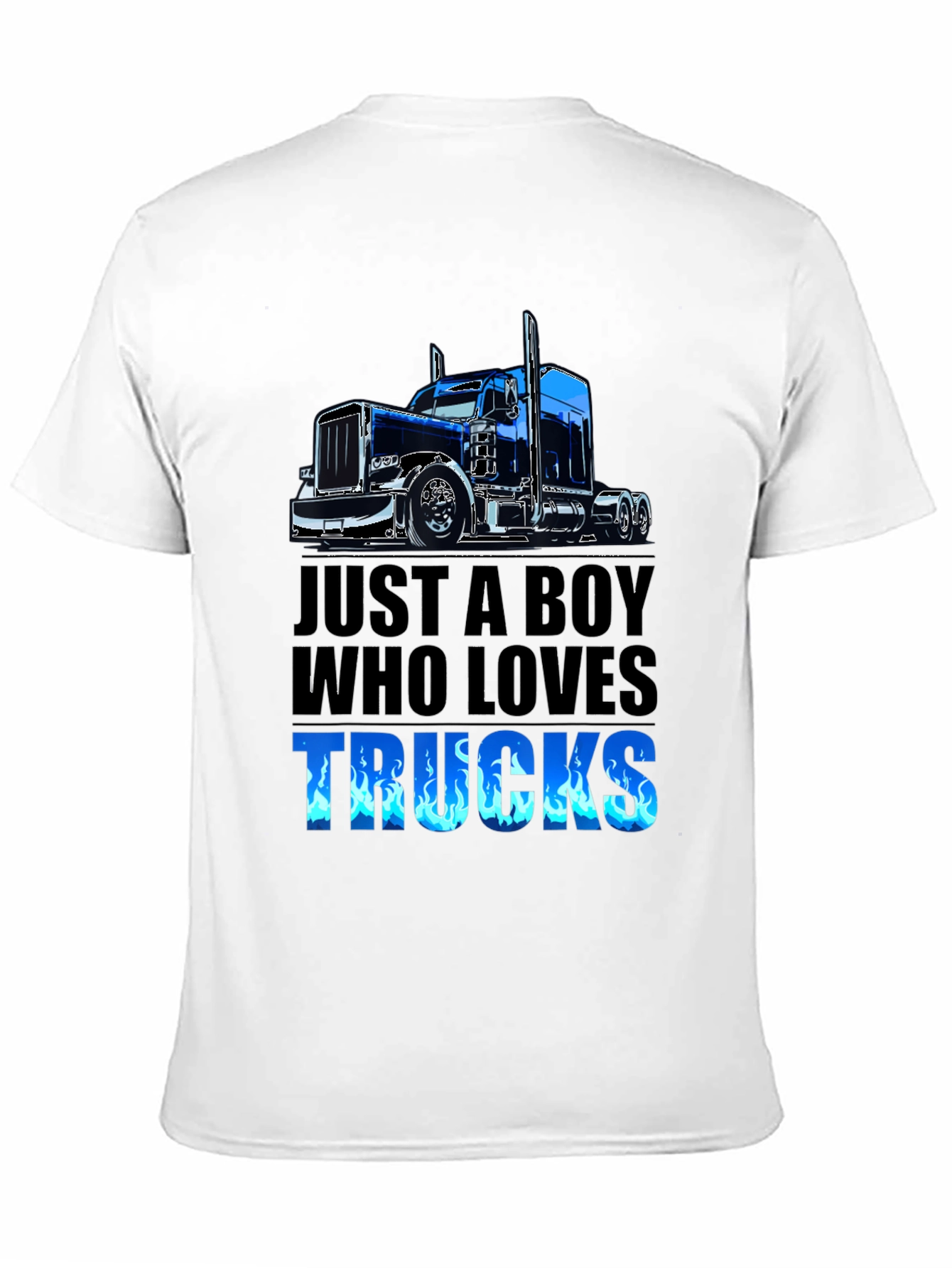 Boy Who Loves Trucks T-Shirt
