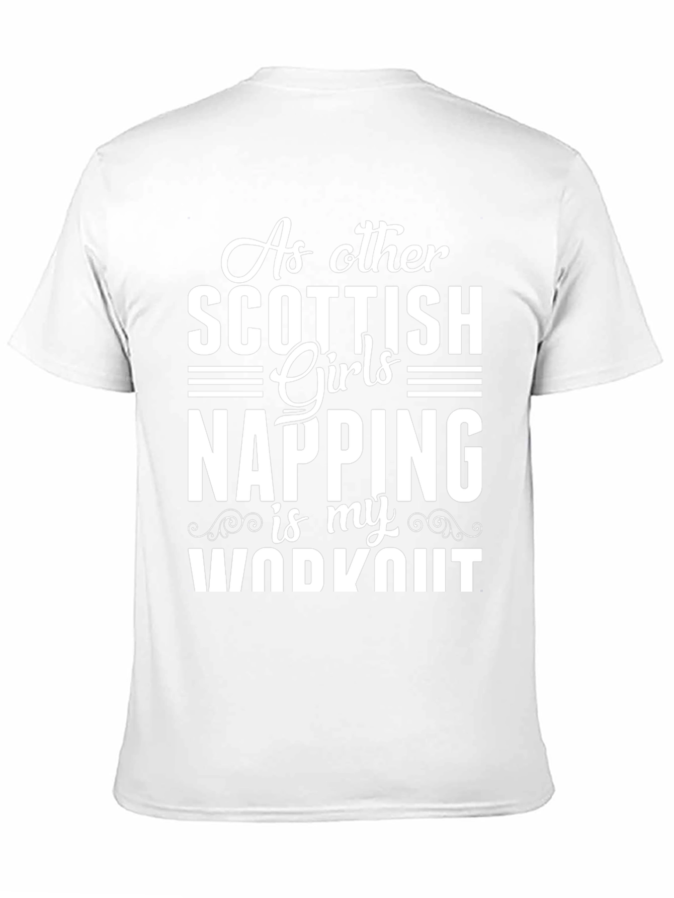 Scottish Girls Napping Workout T-Shirt