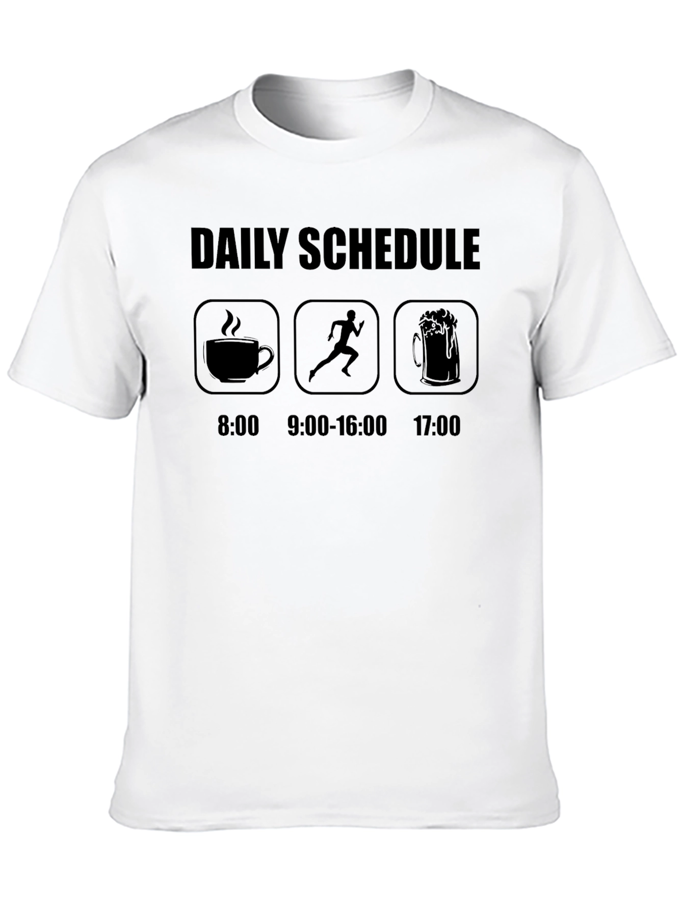 Daily Schedule Coffee Run Beer T-Shirt
