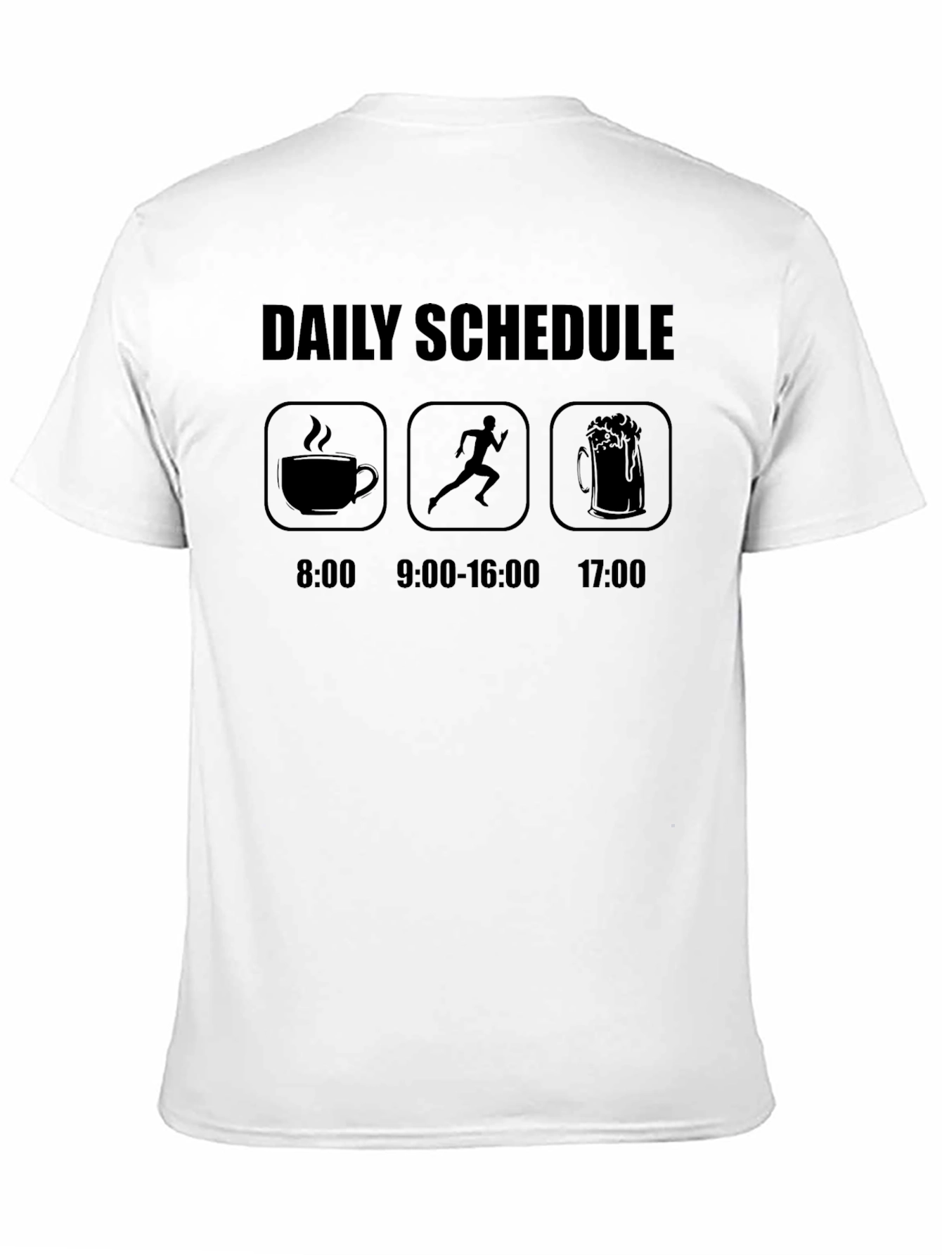 Daily Schedule Coffee Run Beer T-Shirt